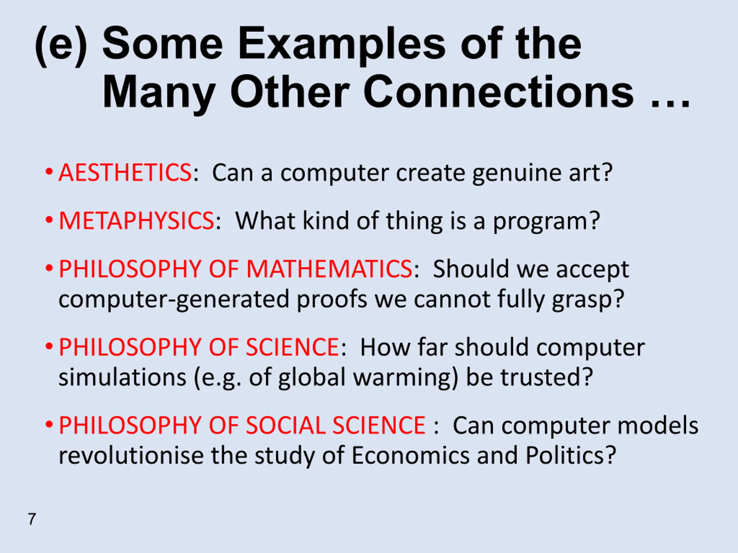 Computer Science & Philosophy PPT | SlideOrbit