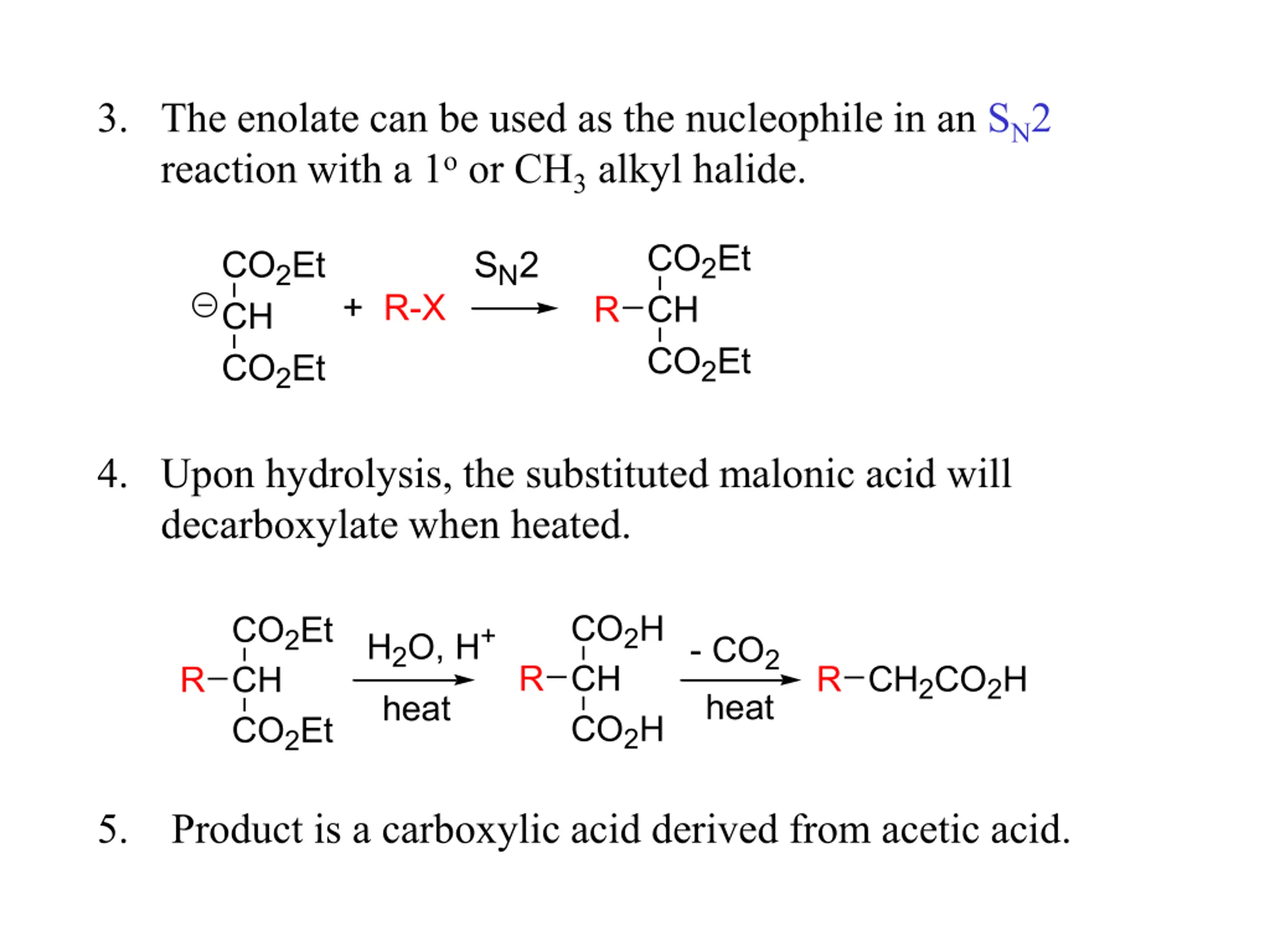Carbanions as Nucleophiles in S2 Reactions with Alkyl Halides PPT ...