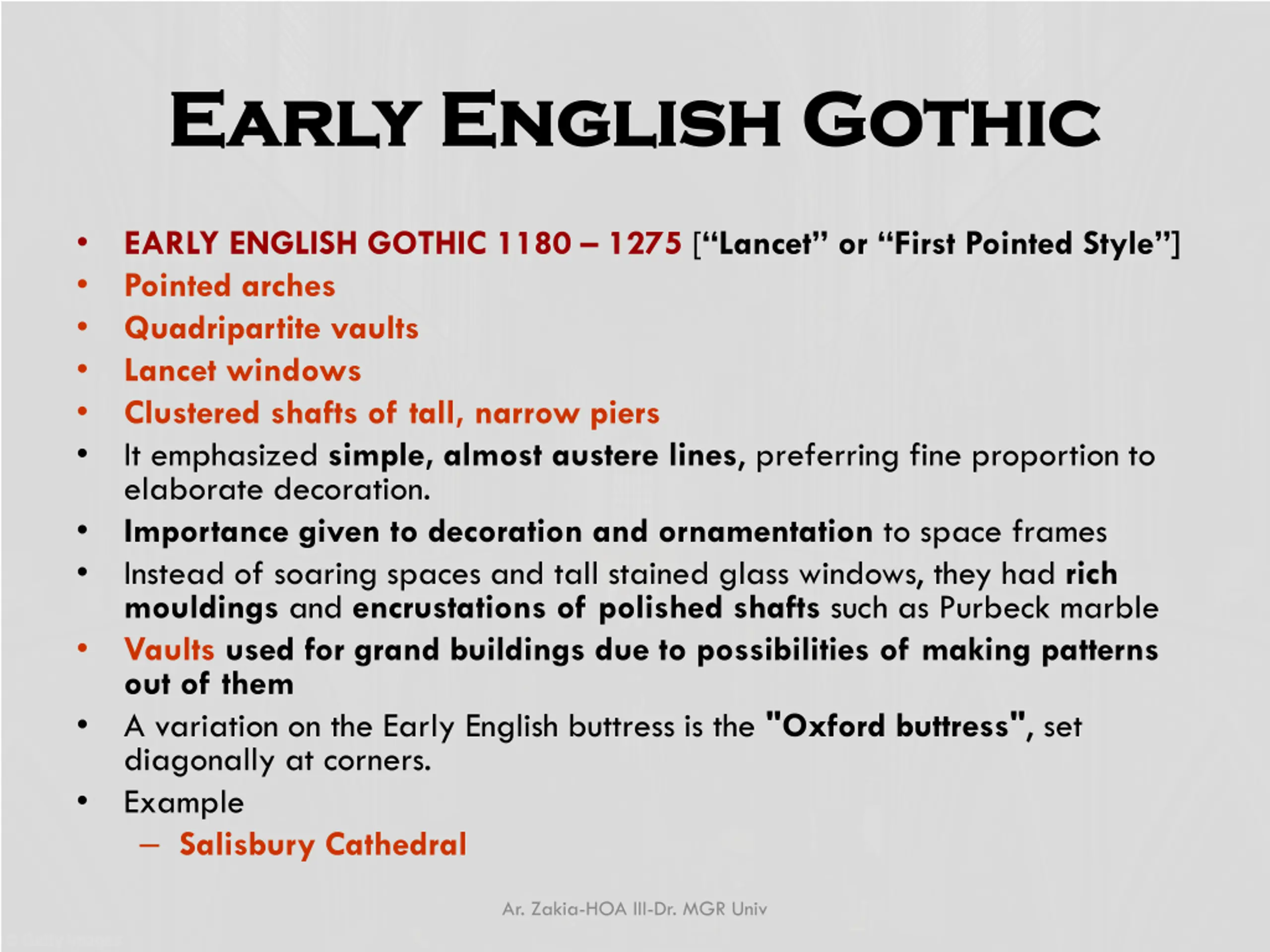 English Gothic Architecture PPT | SlideOrbit