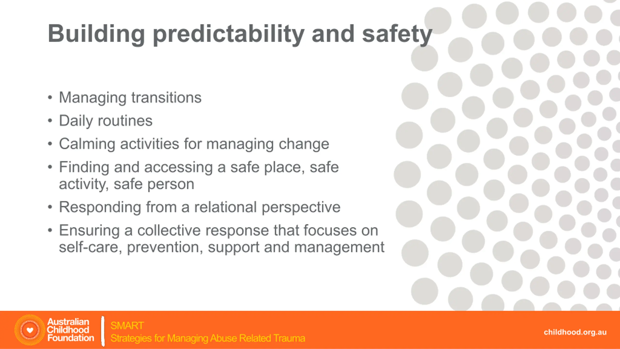 Powerpoint About Daily Routine SMART Audit Tool Supporting Trauma Responsive School Practices PPT ...