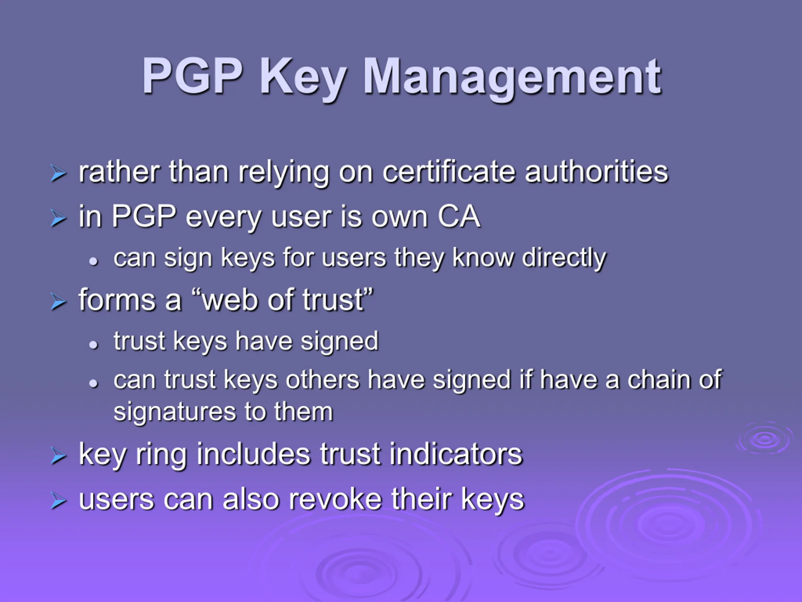 Cryptography and Network Security Chapter 18: Electronic Mail Security ...