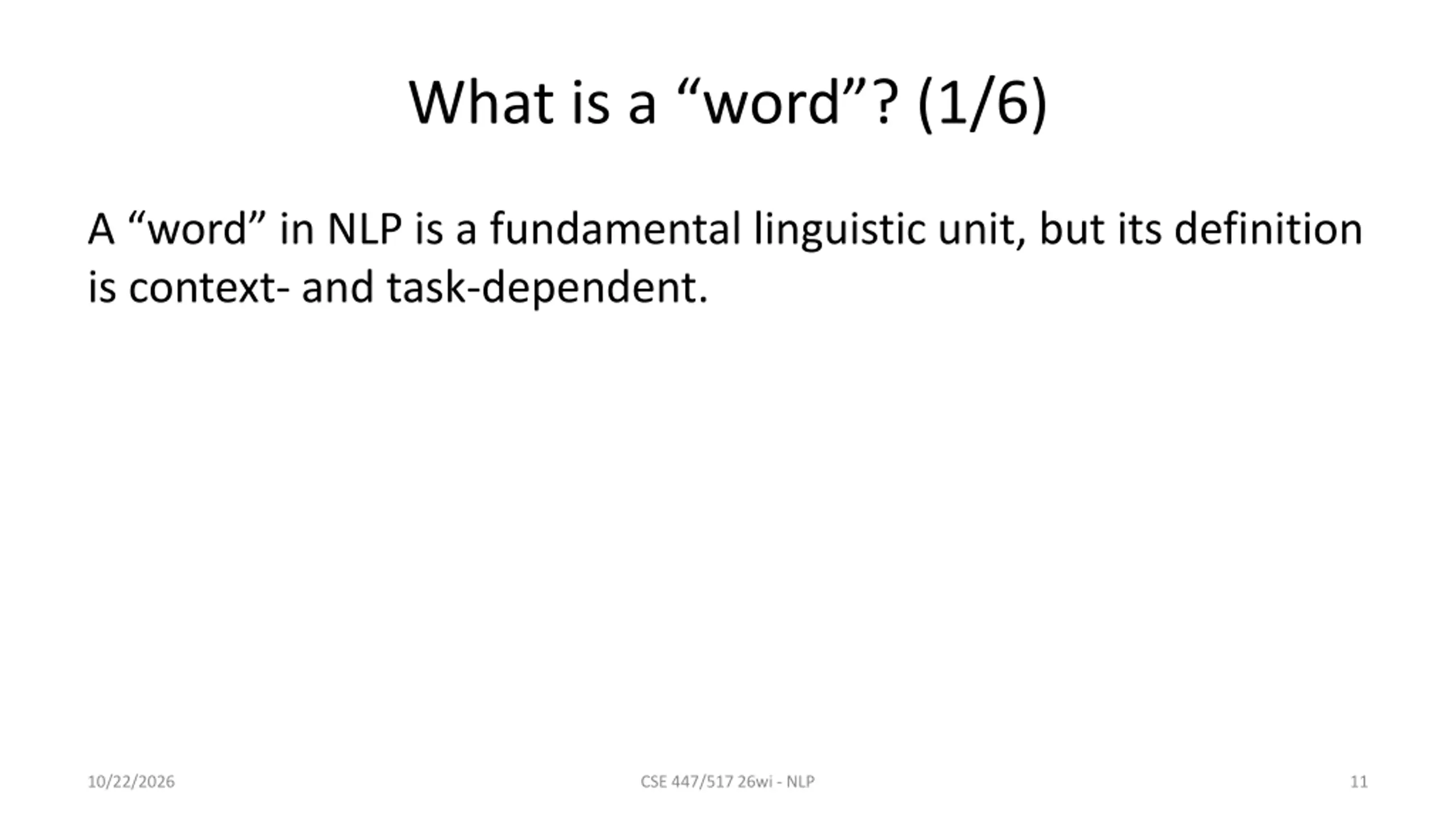 Words and Tokens PPT | SlideOrbit