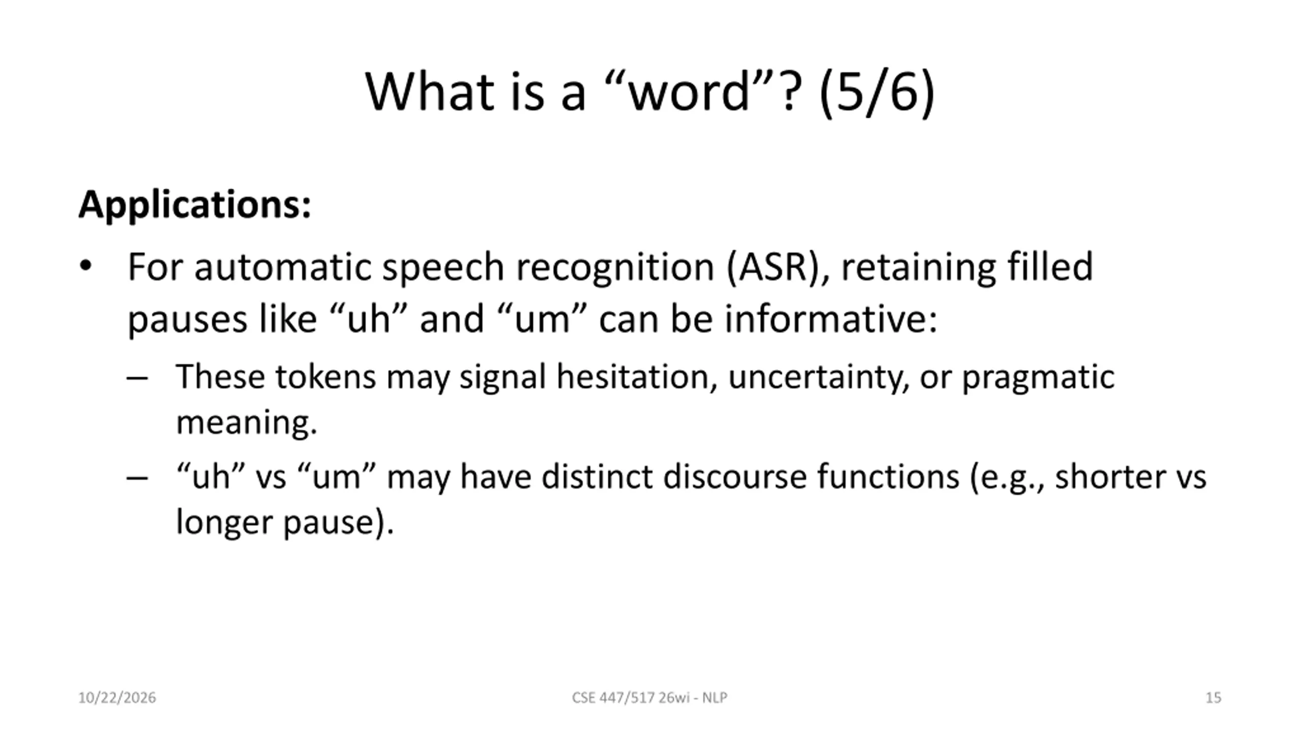 Words and Tokens PPT | SlideOrbit