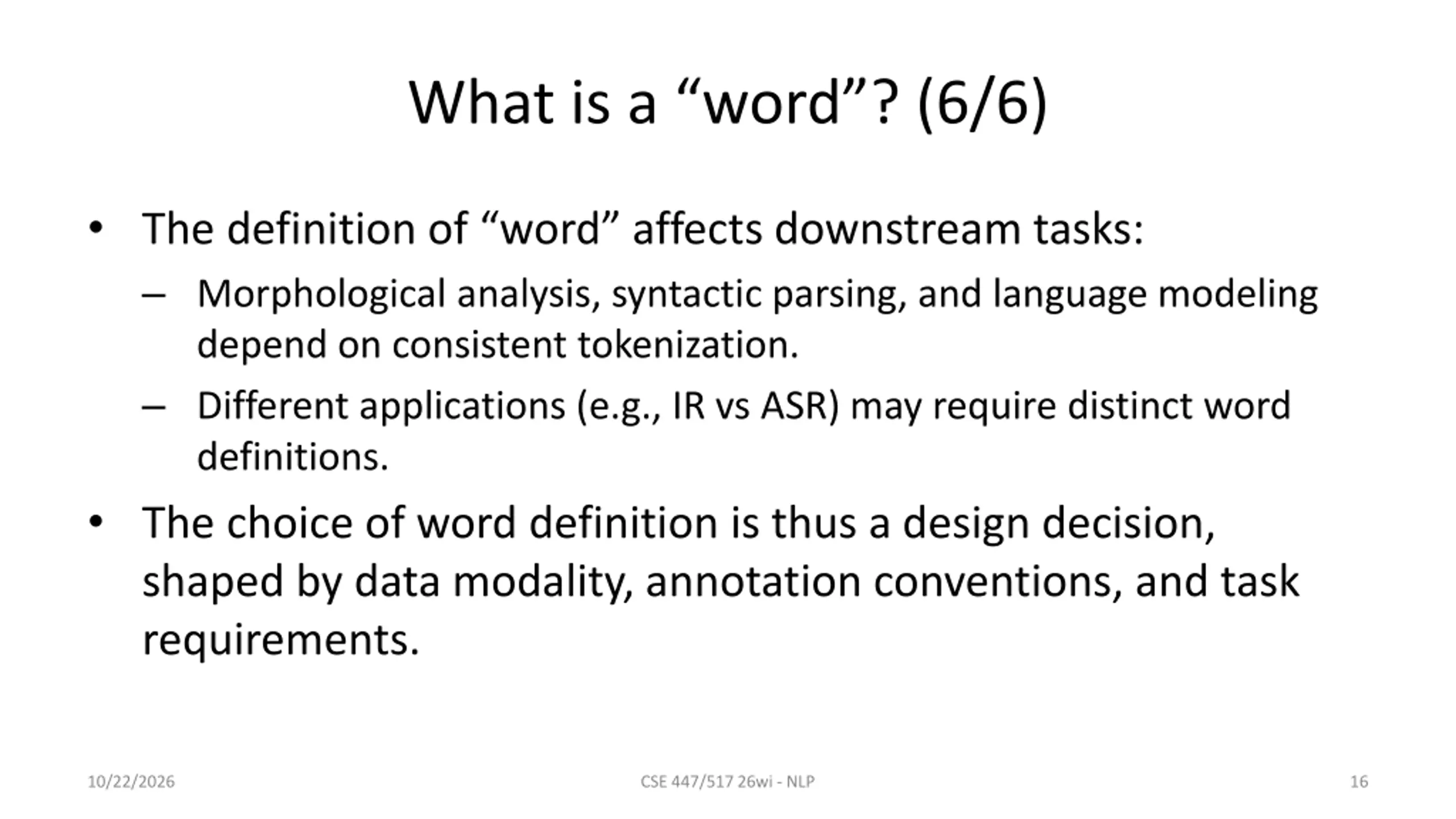Words and Tokens PPT | SlideOrbit