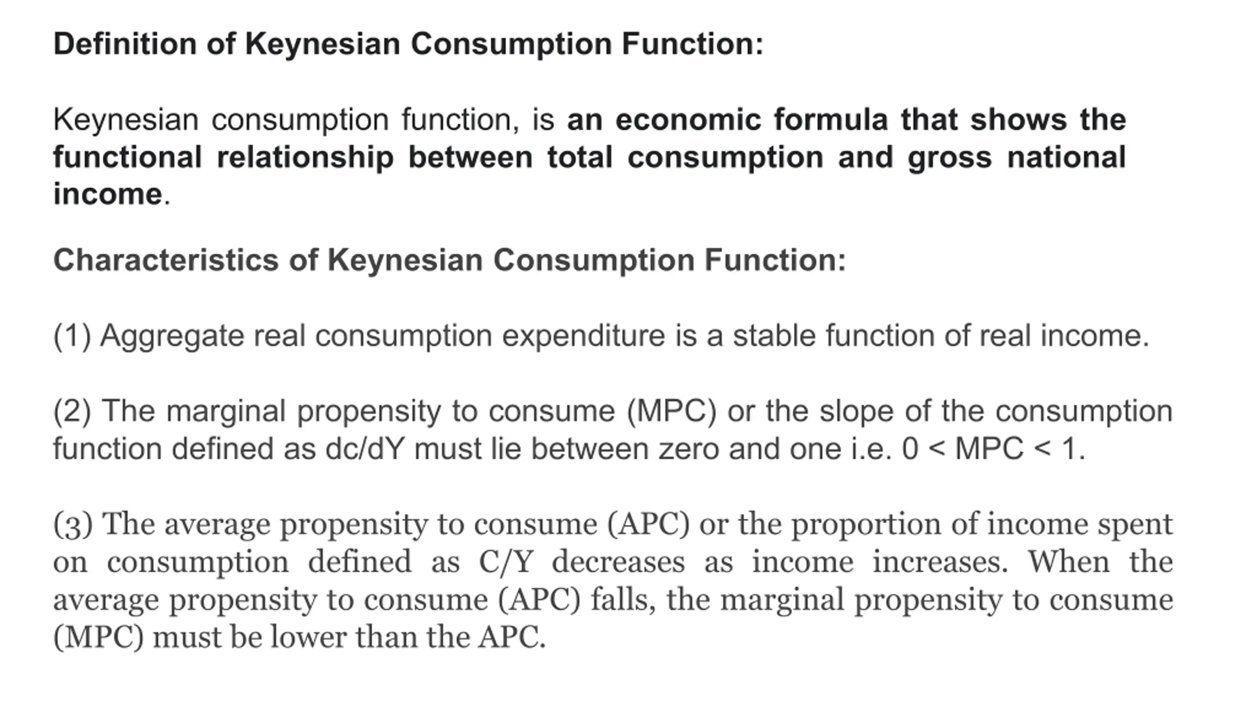 Keynesian Consumption Function and Savings Function PPT | SlideOrbit