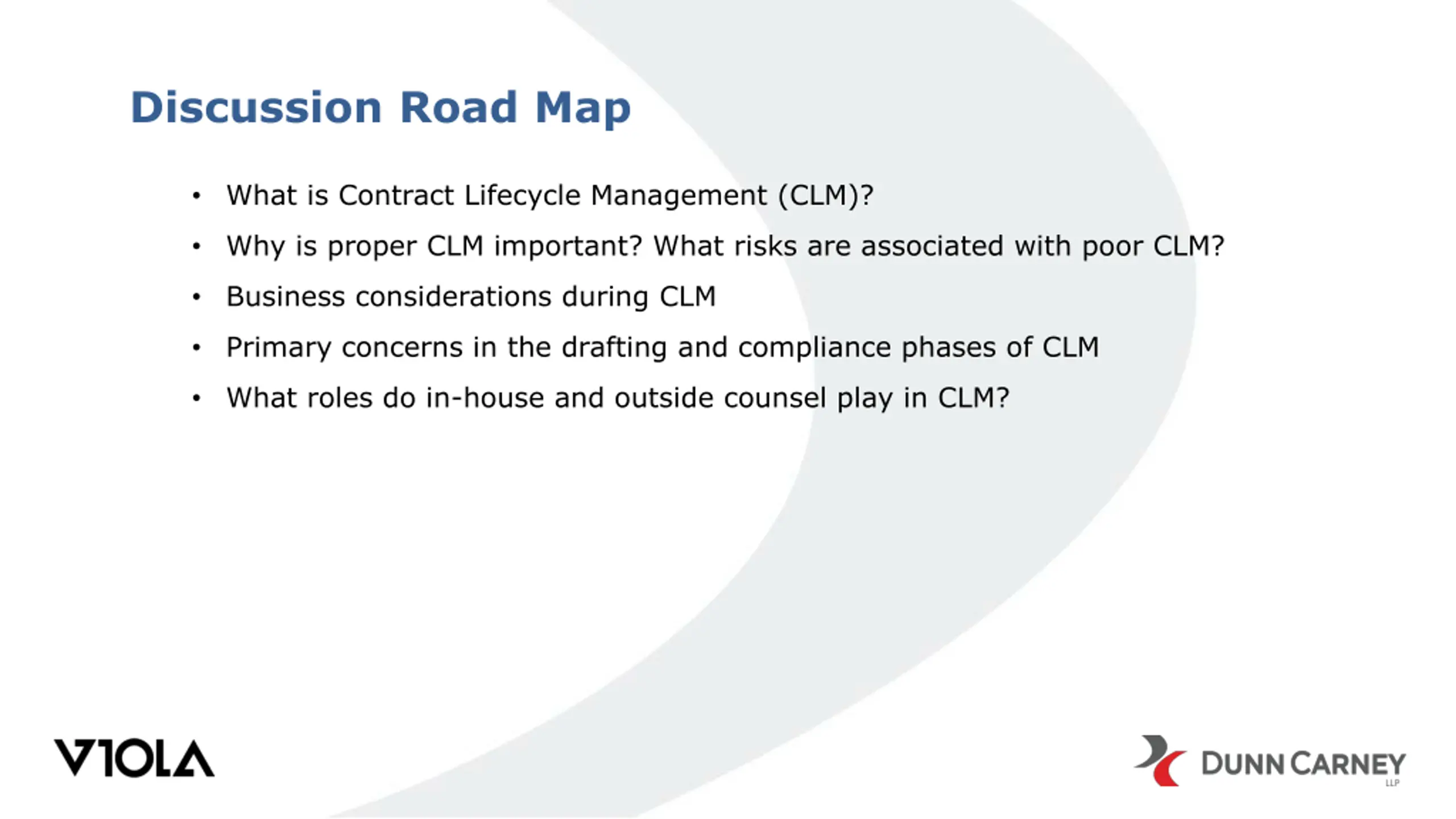 Map For Powerpoint Use Contract Lifecycle Management: In-house Counsel Perspectives PPT ...