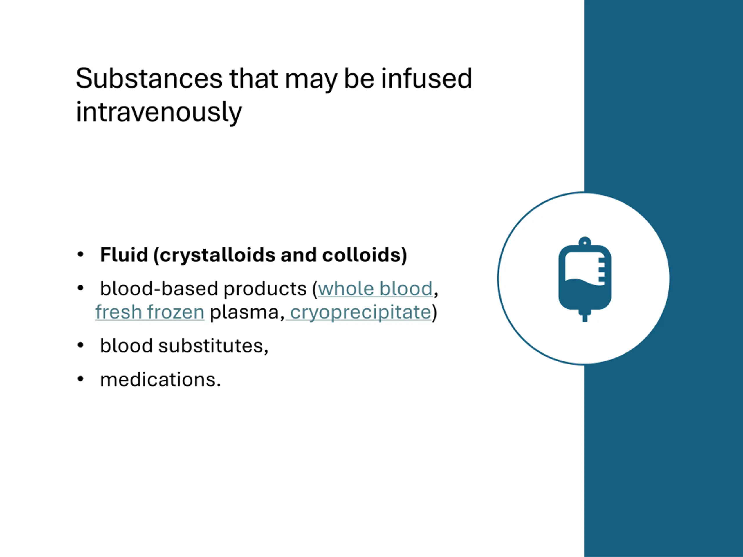 Intravenous Fluids PPT | SlideOrbit