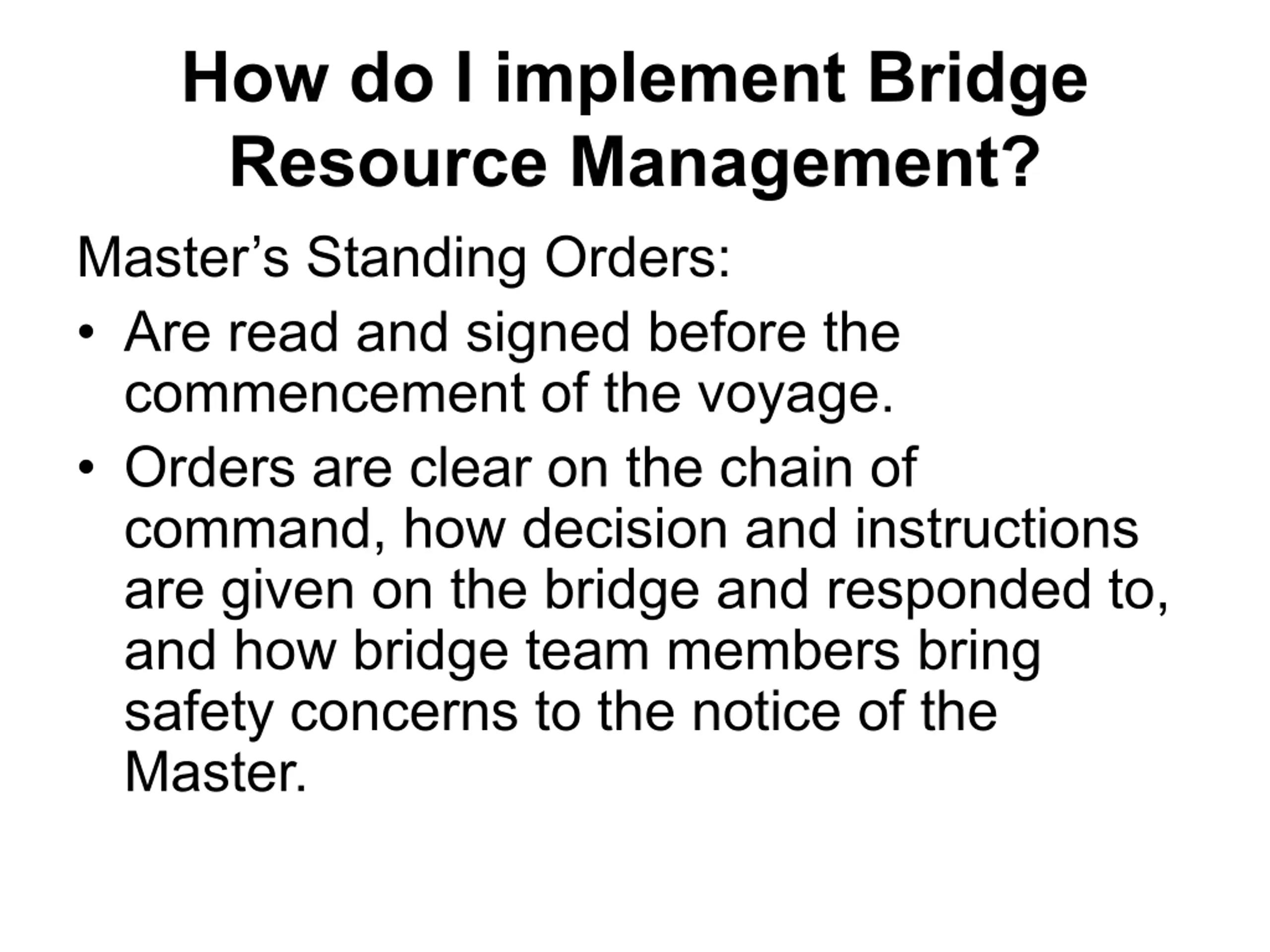 Bridge Resource Management PPT | SlideOrbit