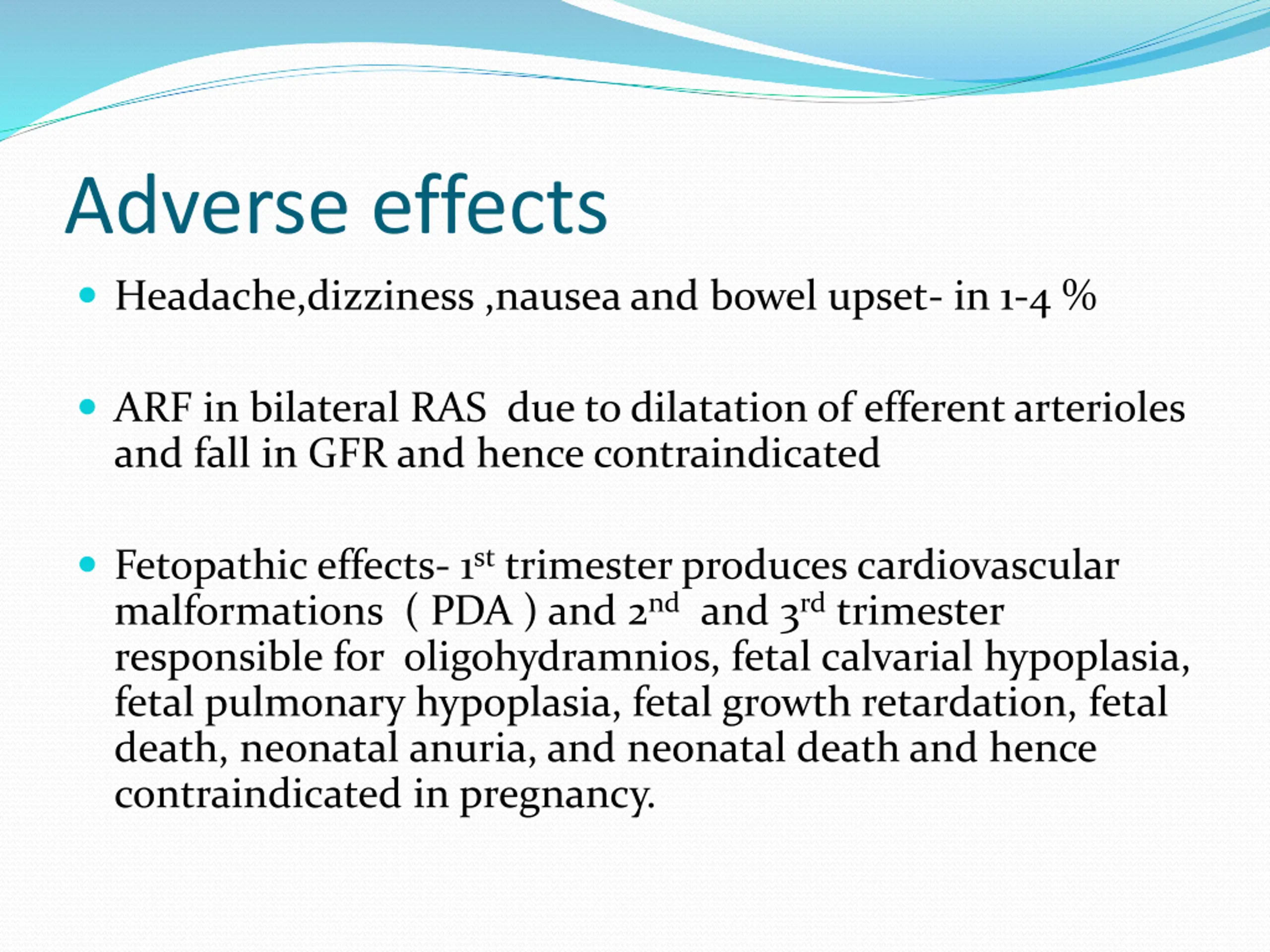 Pagnancy Rash P Drugs Acting on RAAS PPT | SlideOrbit