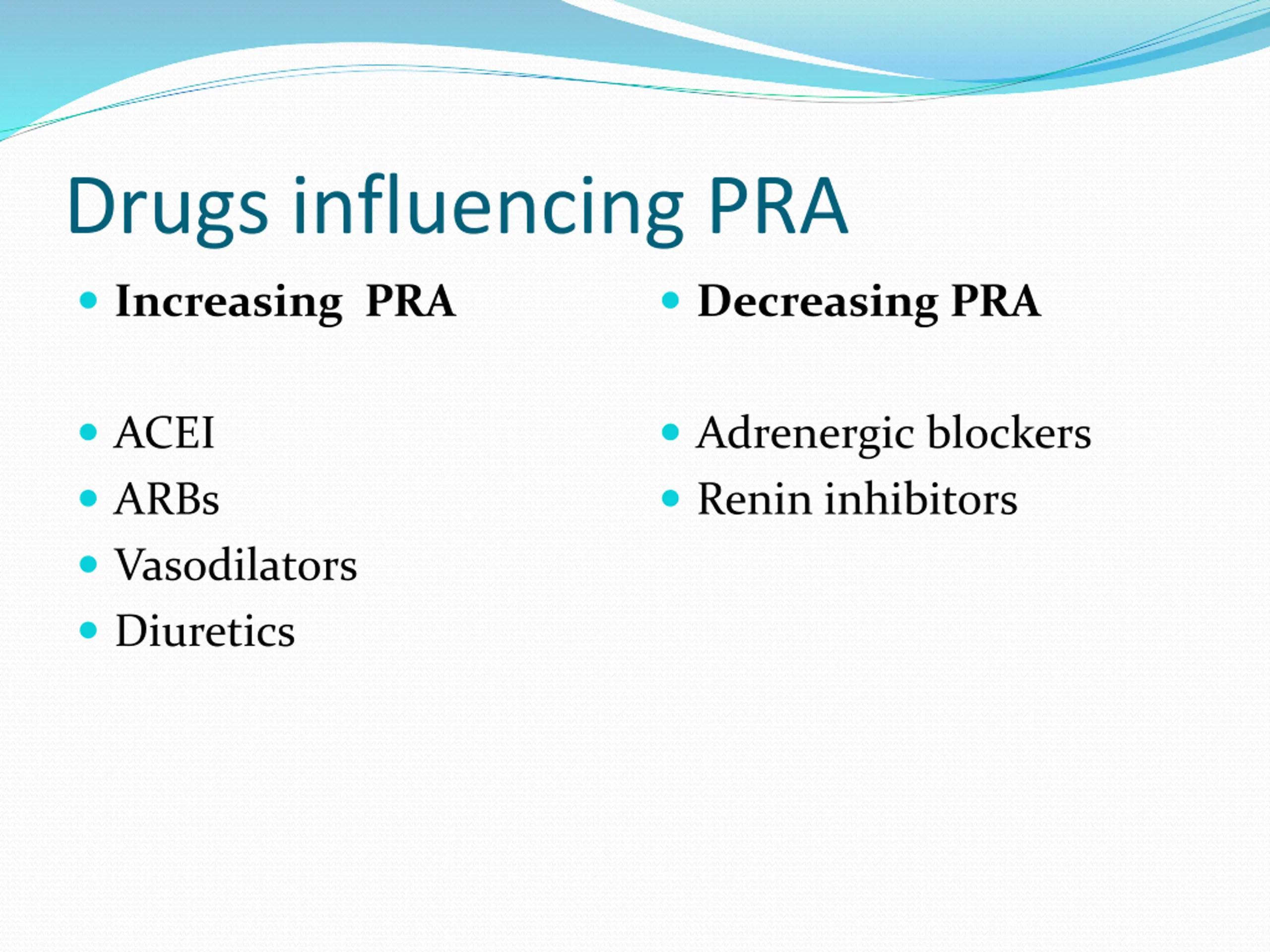 Drugs Acting on RAAS PPT | SlideOrbit