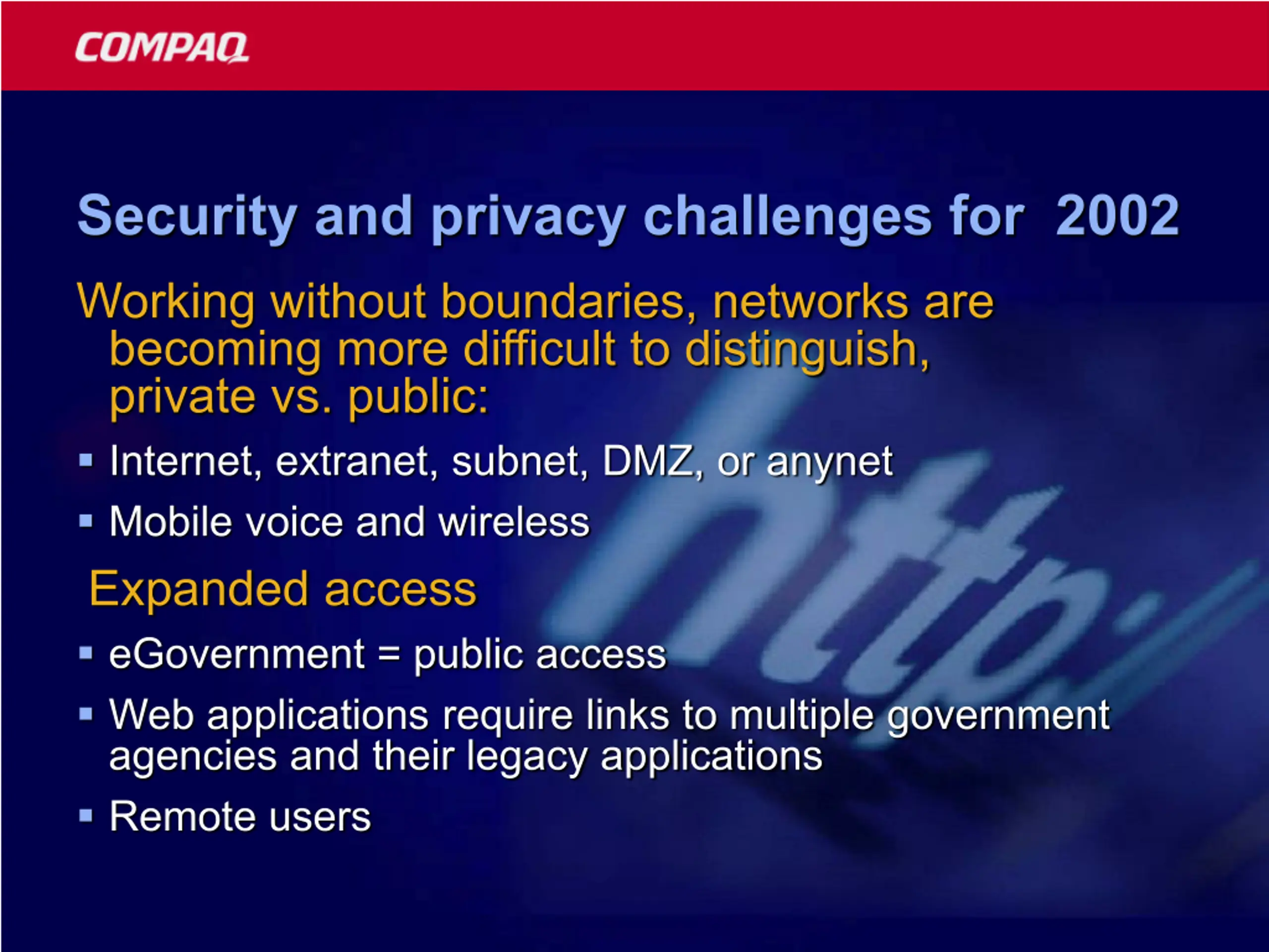 Security Issues for State and Local Government PPT | SlideOrbit