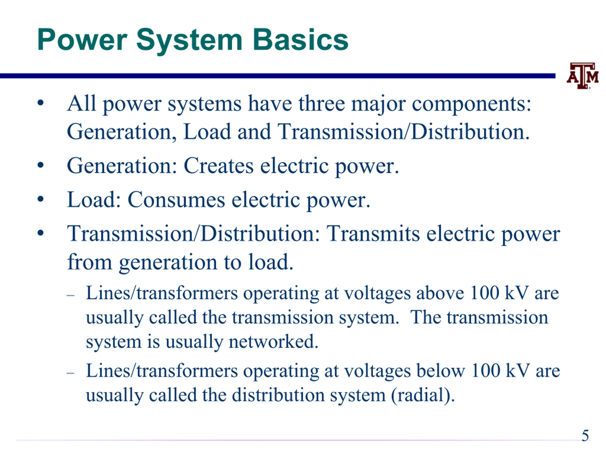Electric Slide Example Power System Operation and Control PPT | SlideOrbit