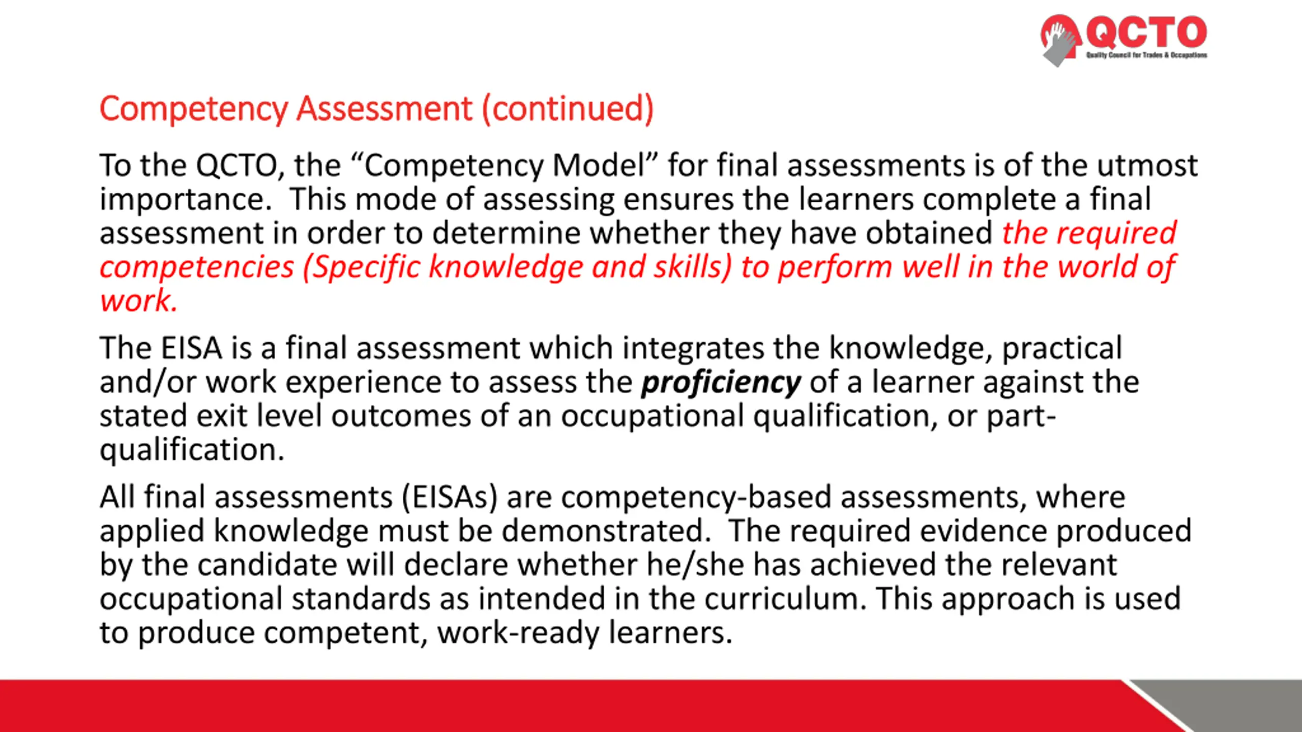 QCTO Assessment Assurance PPT | SlideOrbit
