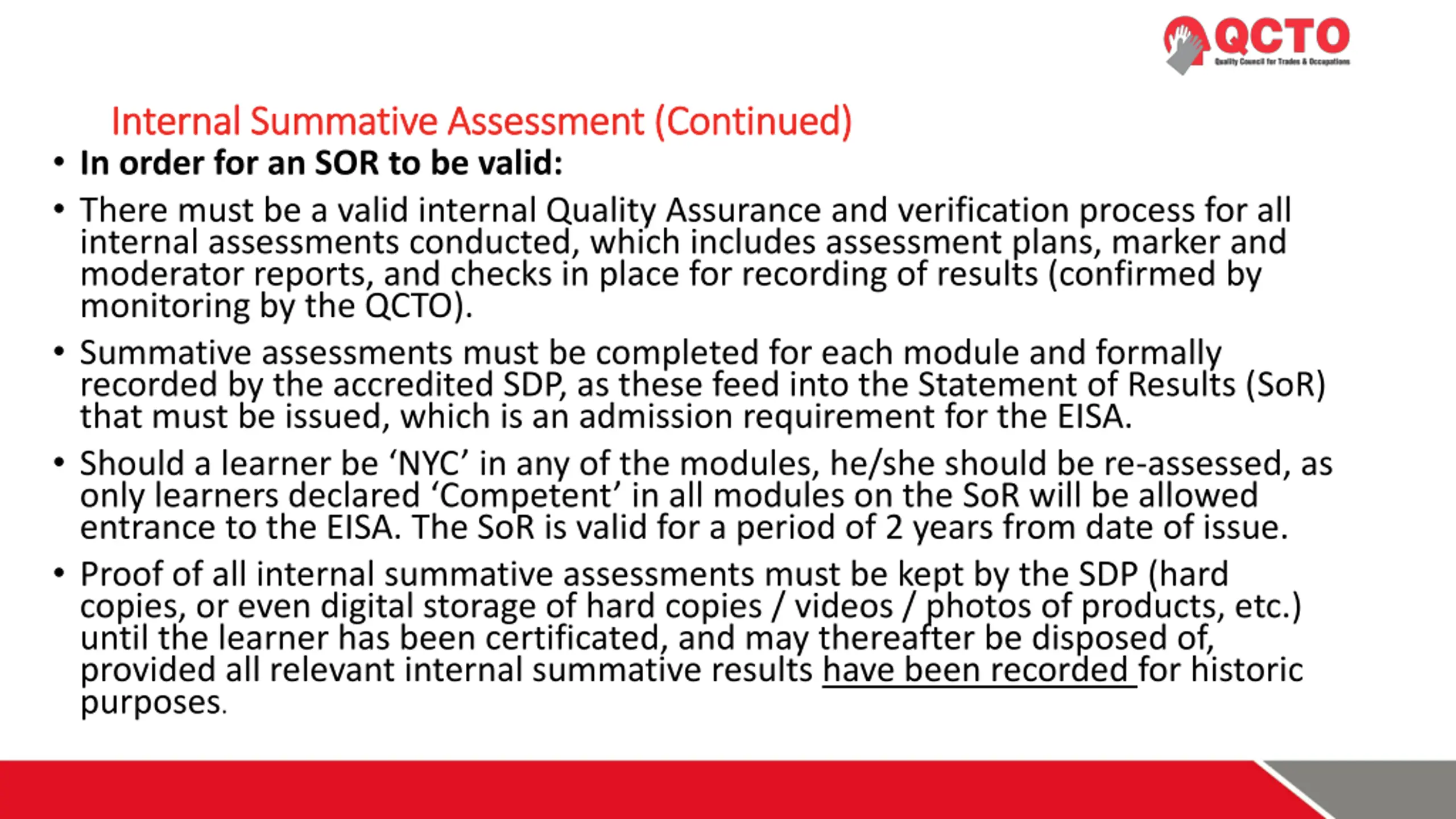 QCTO Assessment Assurance PPT | SlideOrbit