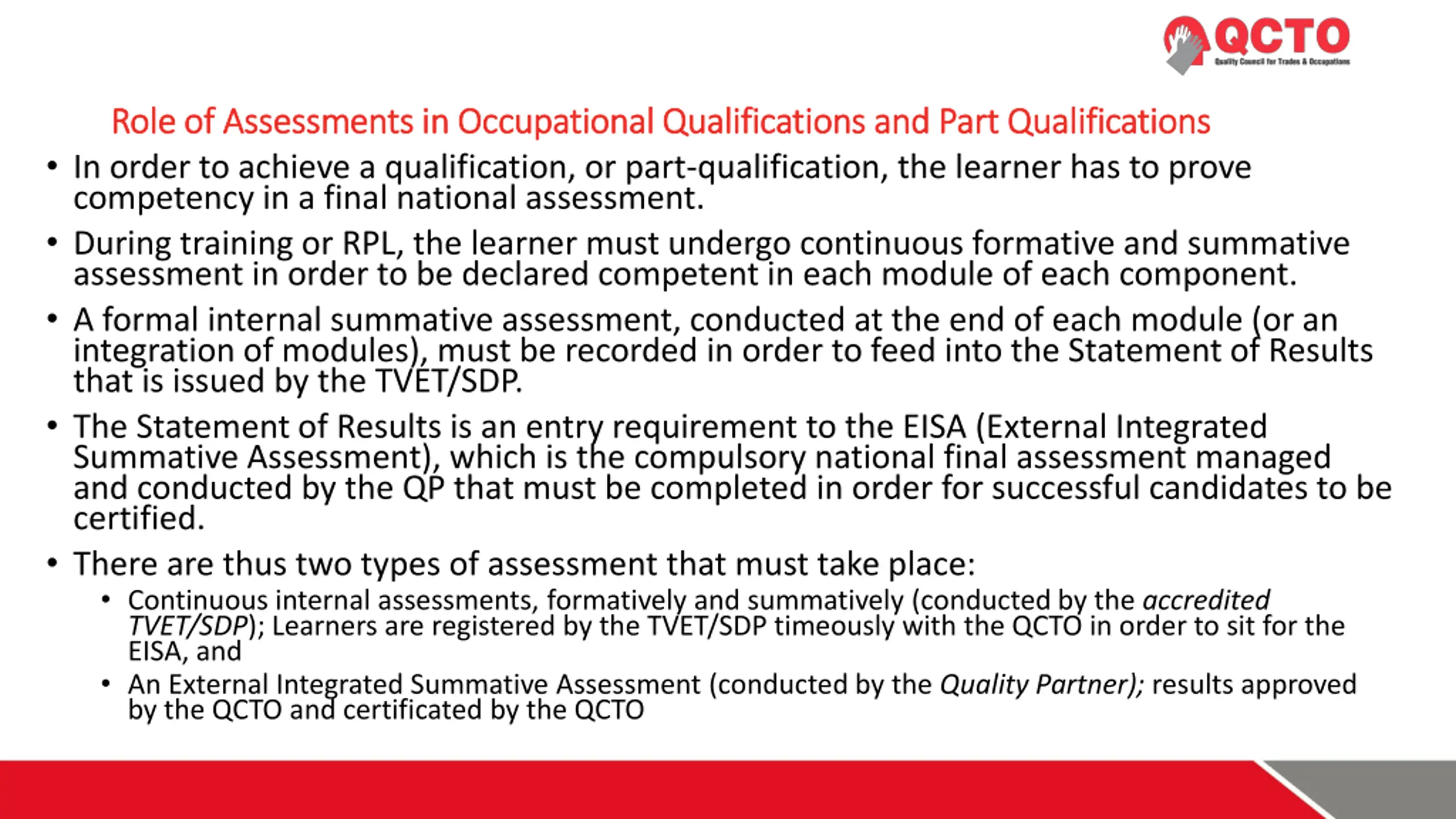QCTO Assessment Assurance PPT | SlideOrbit