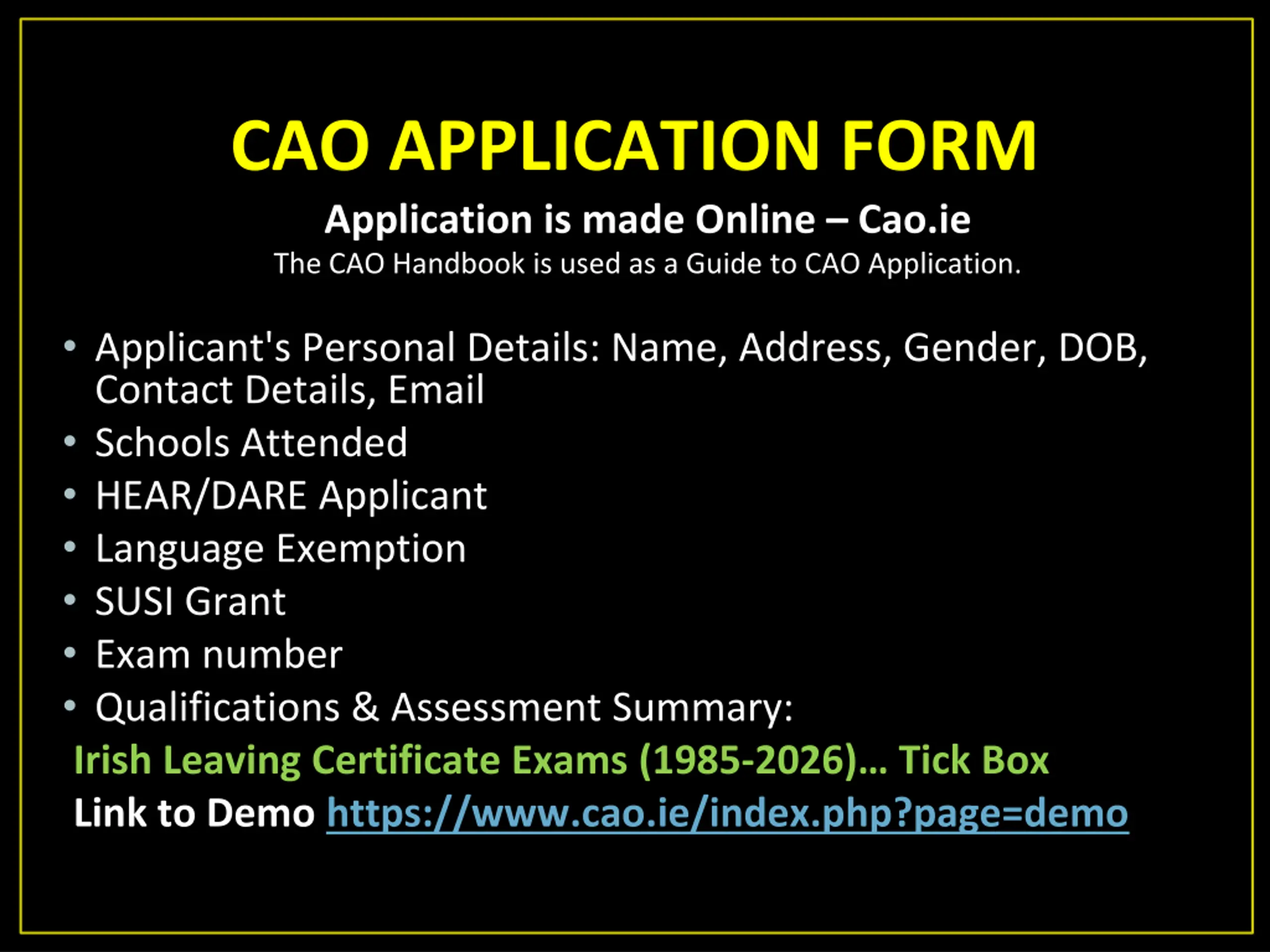 CAO Applications PPT | SlideOrbit