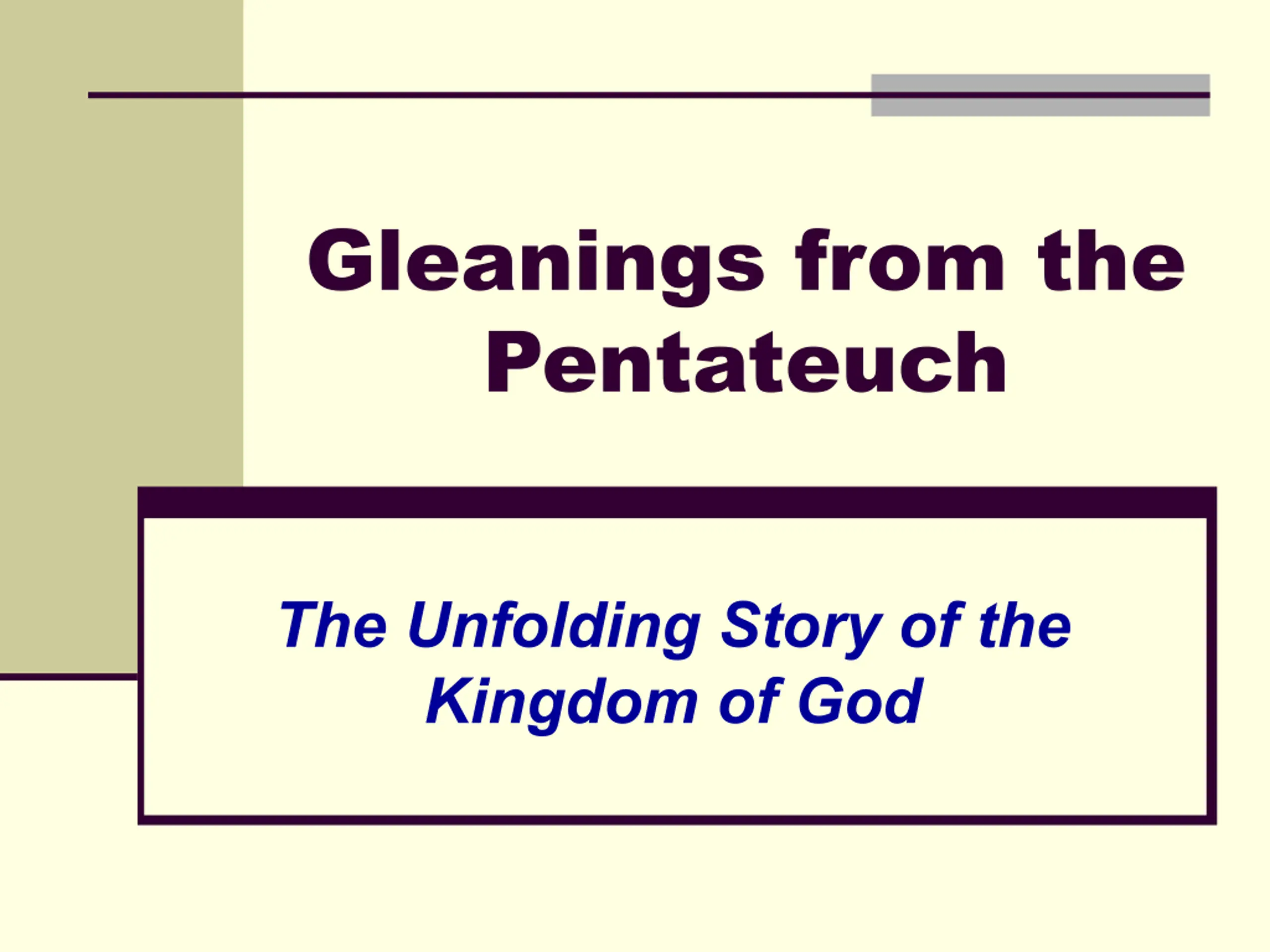 The Nazirite Vow PPT | SlideOrbit