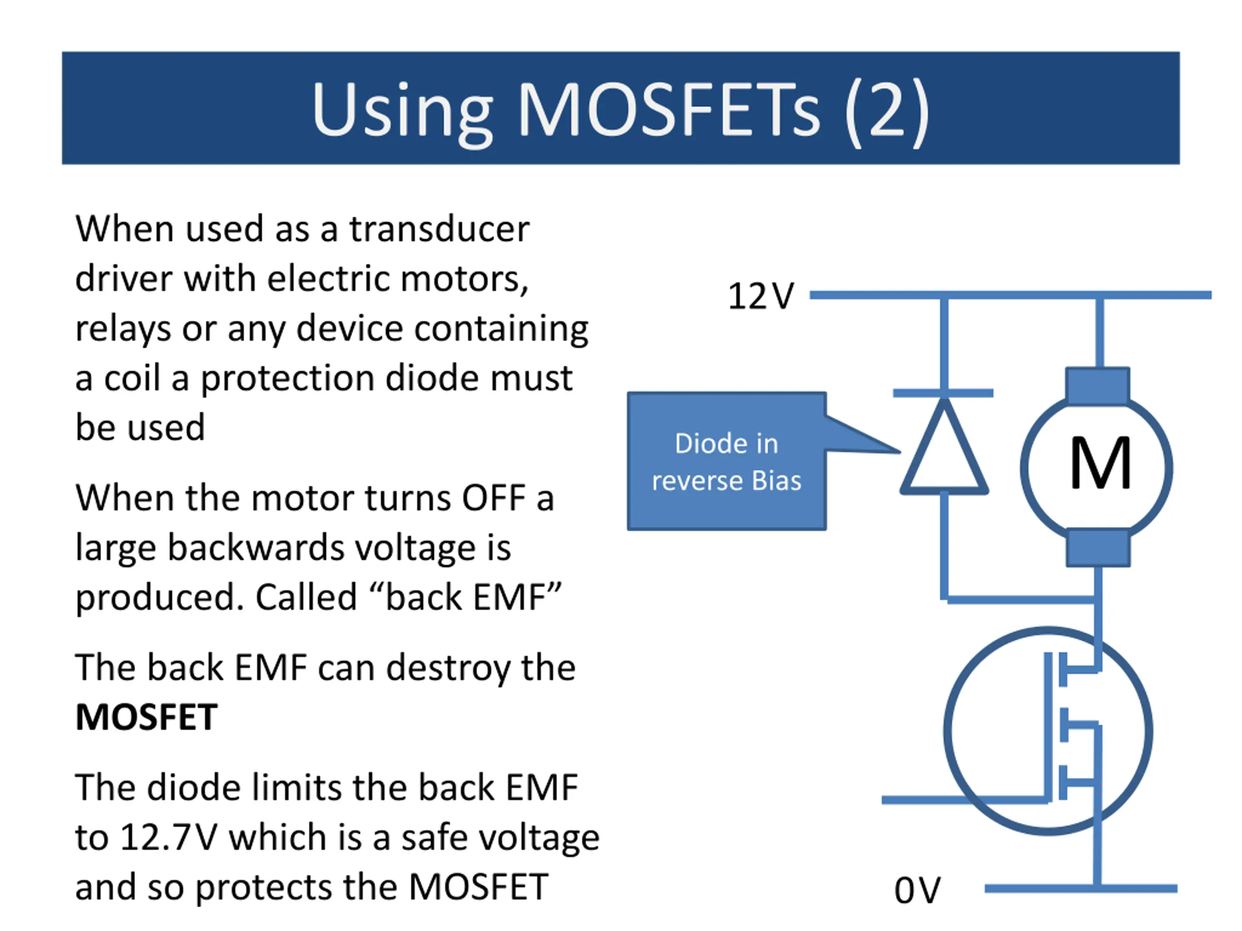 Driving Powerpoint Slide MOSFETs as Transducer Drivers PPT | SlideOrbit