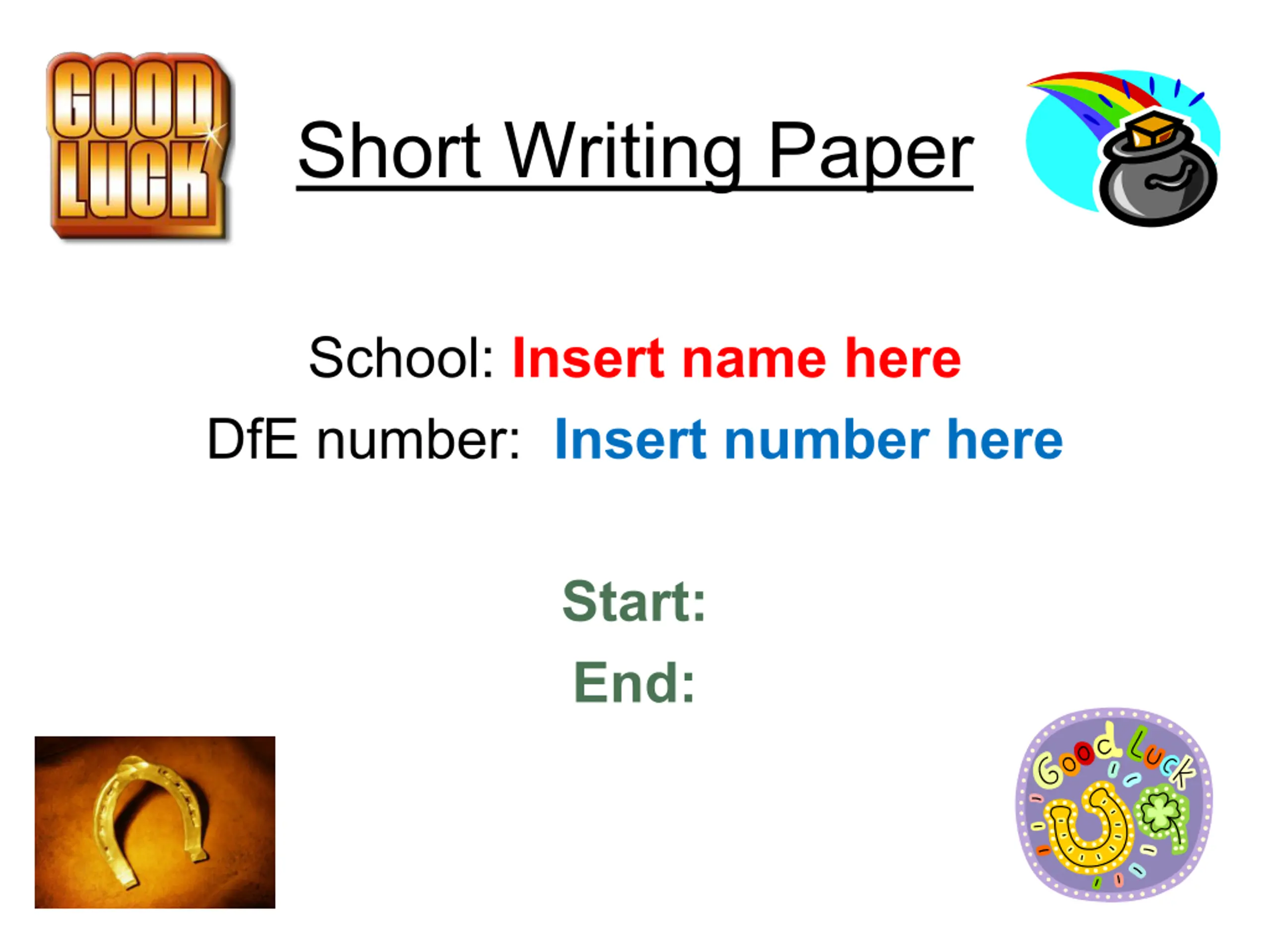 Powerpoint Fun Facts Short Writing Paper PPT | SlideOrbit