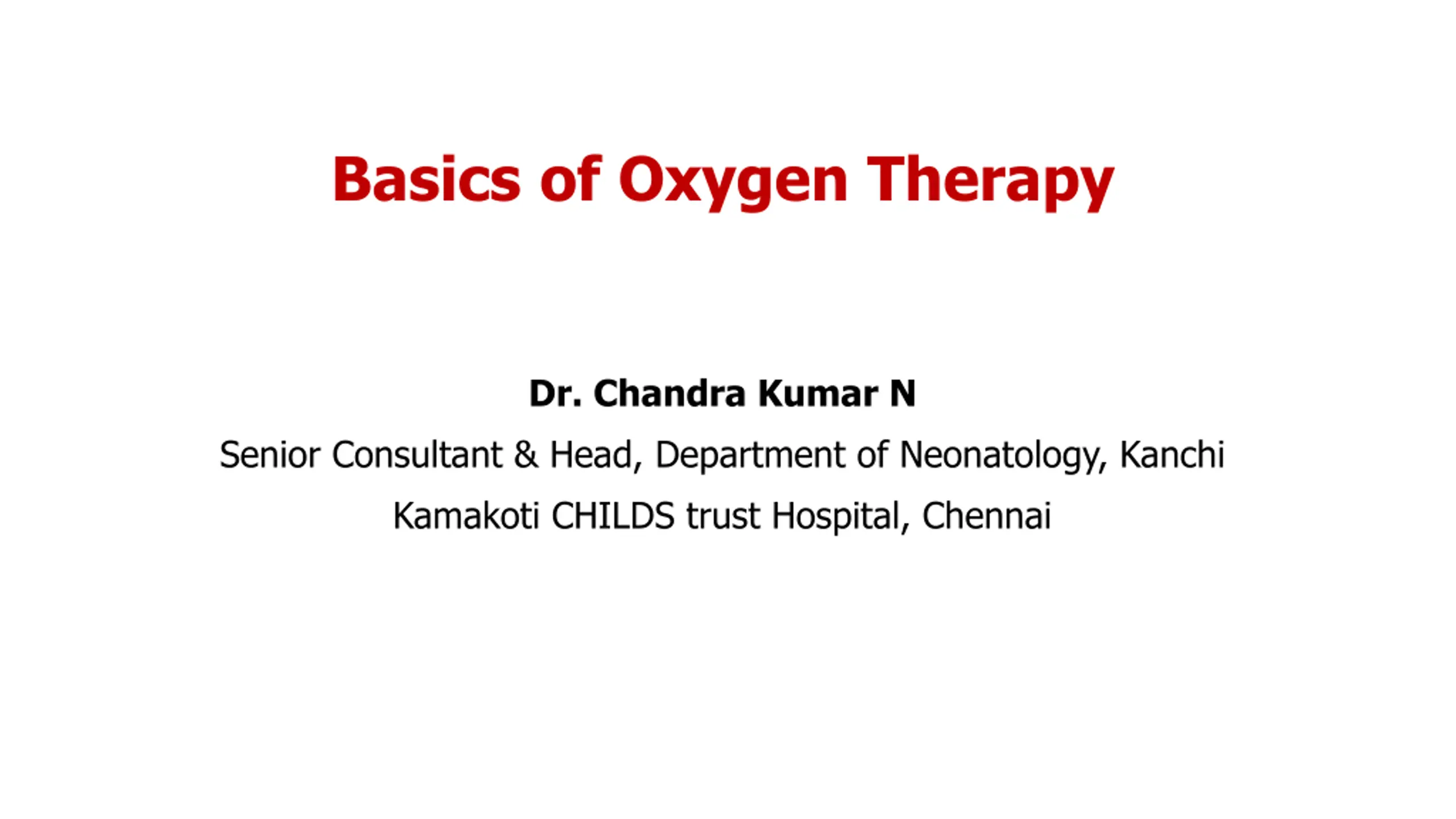 Oxygen Therapy PPT | SlideOrbit