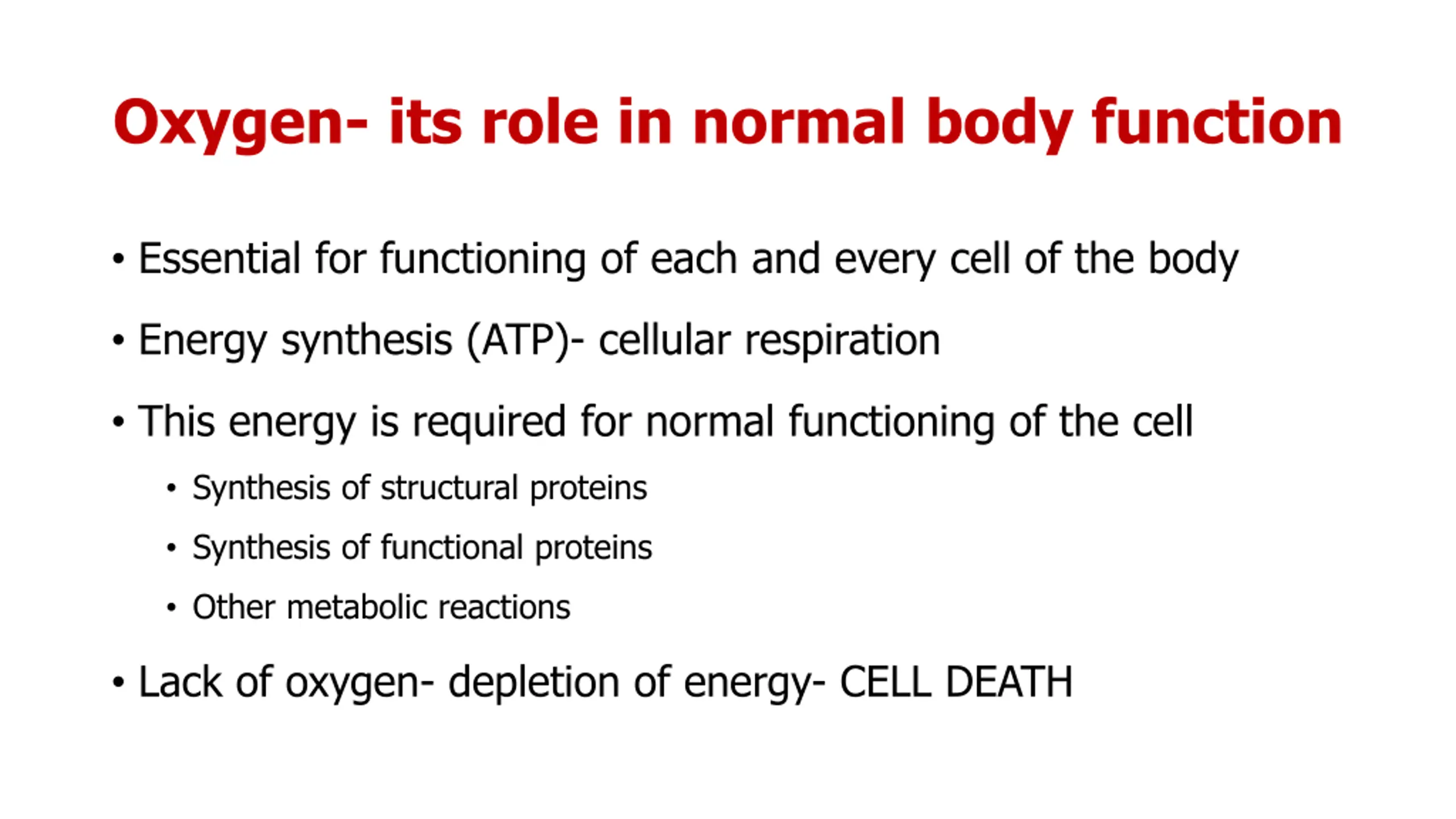 Oxygen Therapy PPT | SlideOrbit
