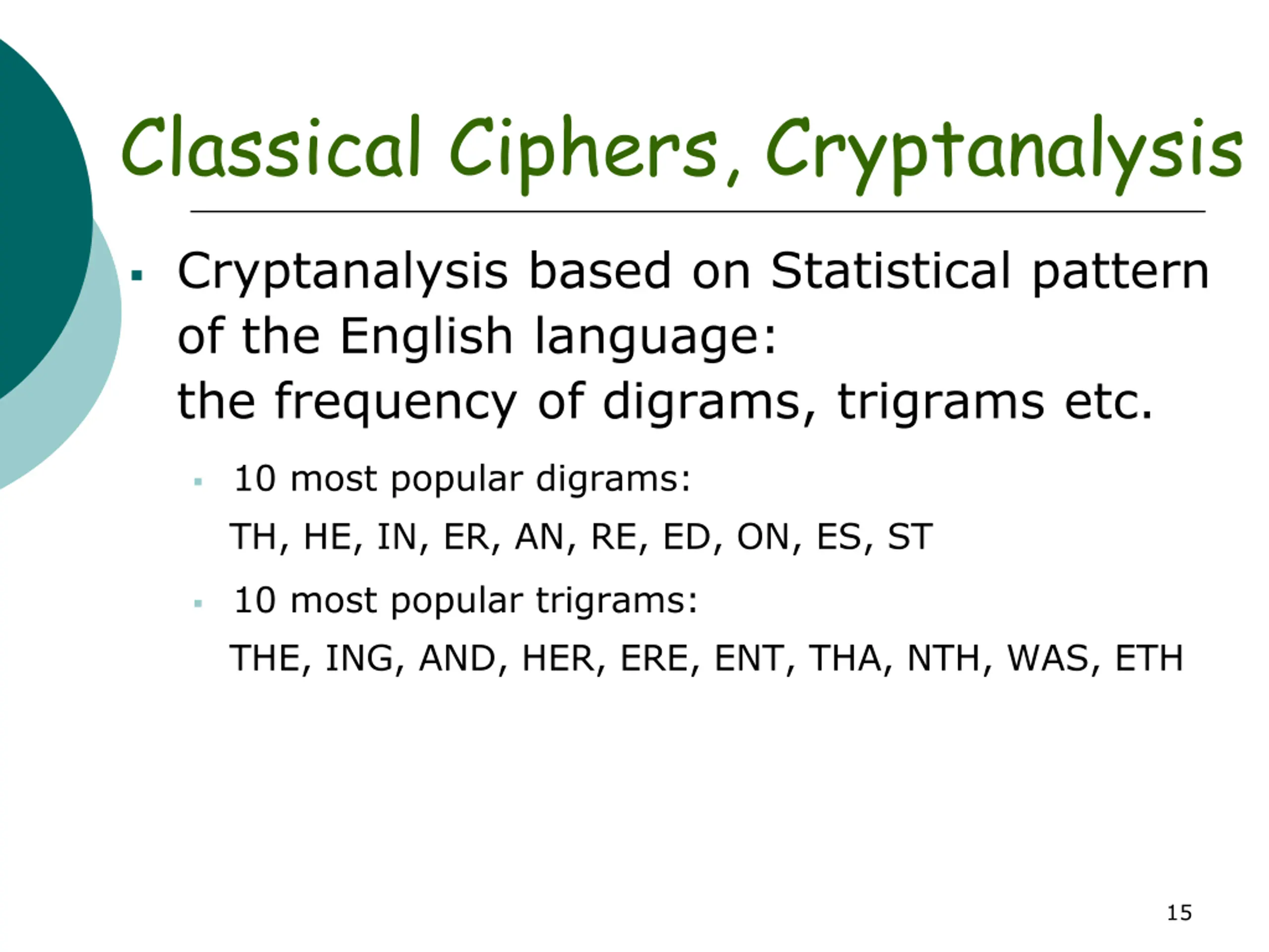 Cryptography: Classical Ciphers, Modern Techniques and Security ...