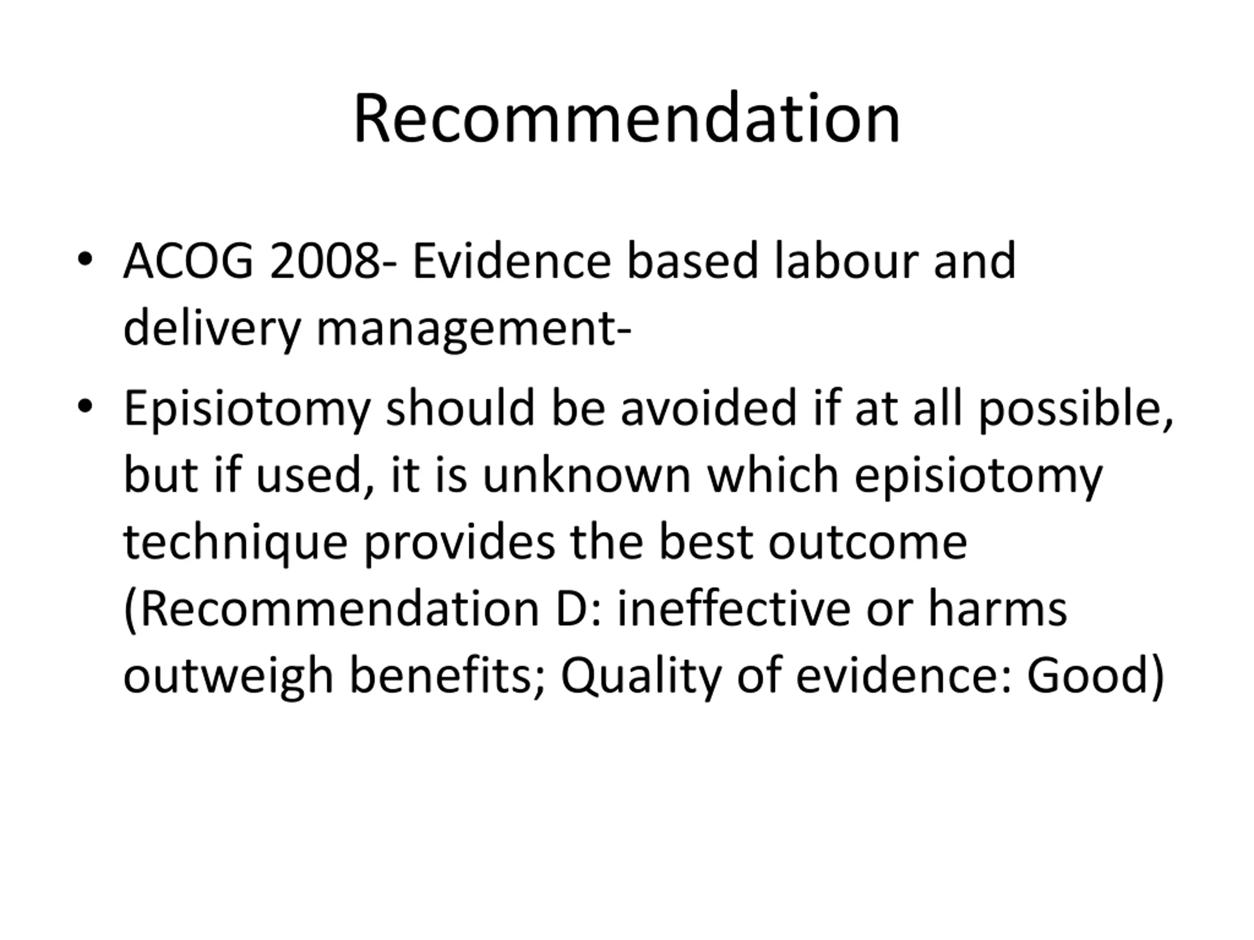 Evidence Based Practices in Obstetrics PPT | SlideOrbit