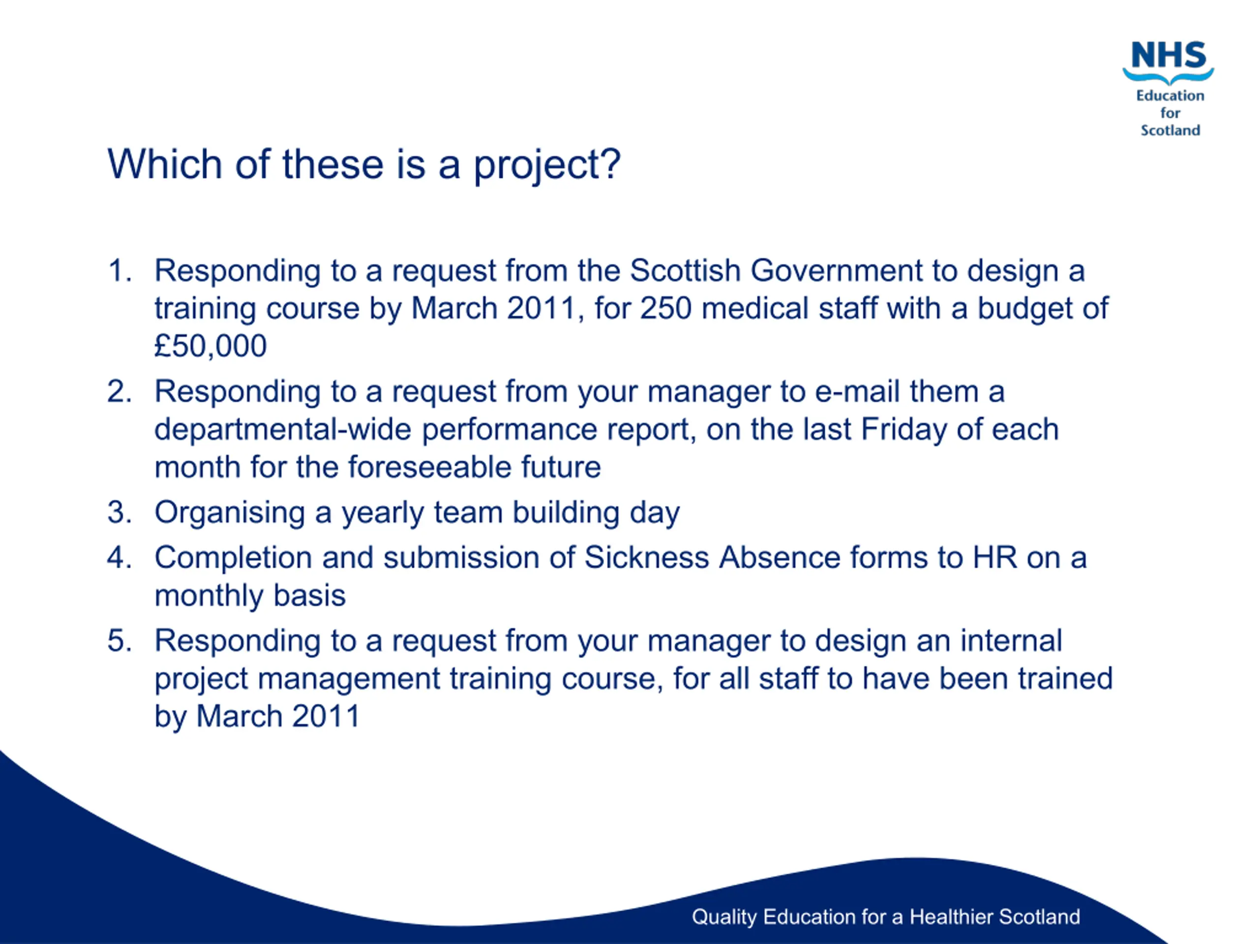 Quality Management Simple Projects & Project Management PPT | SlideOrbit