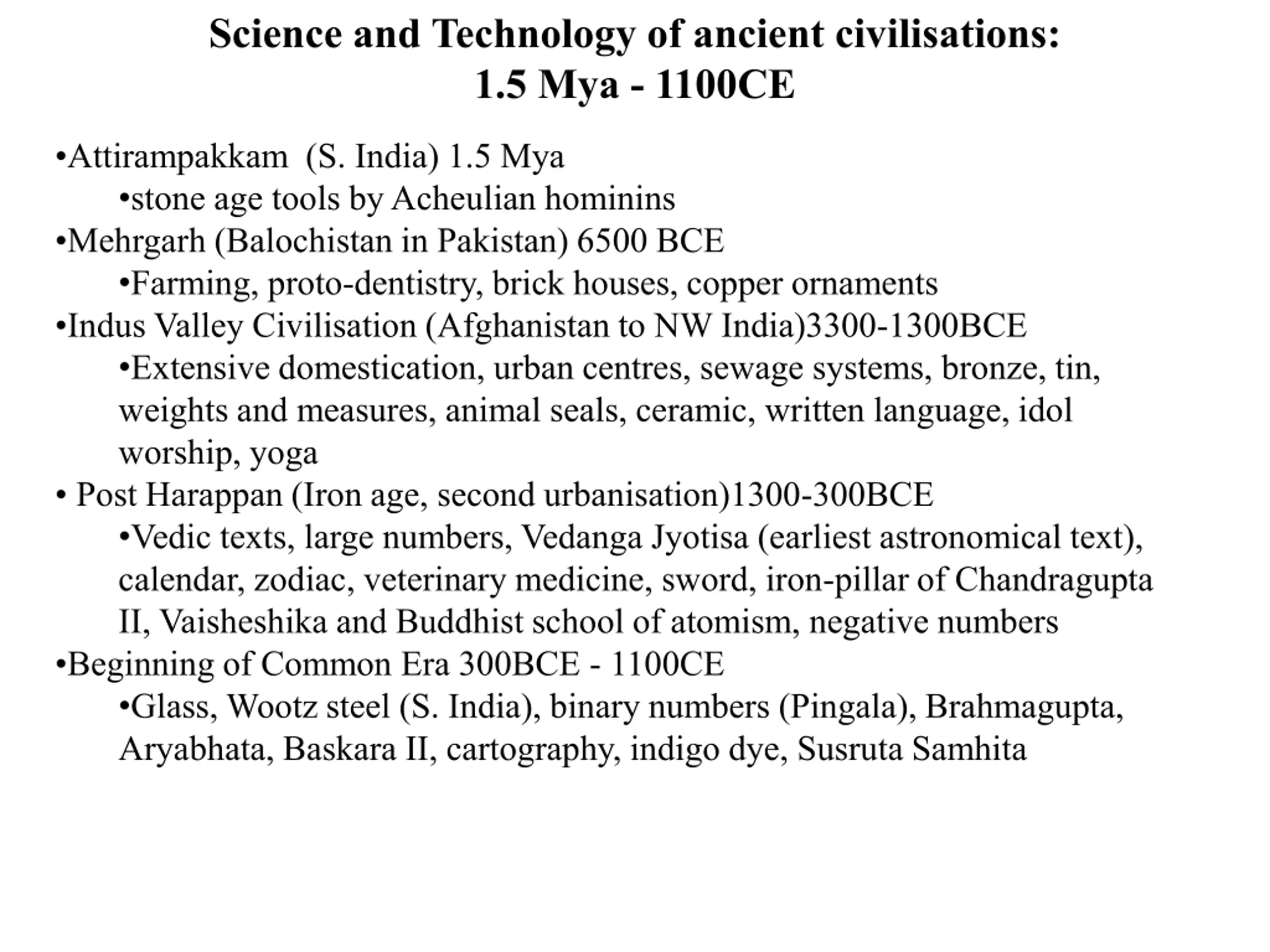 Acient Science History of Science and Technology in India PPT | SlideOrbit