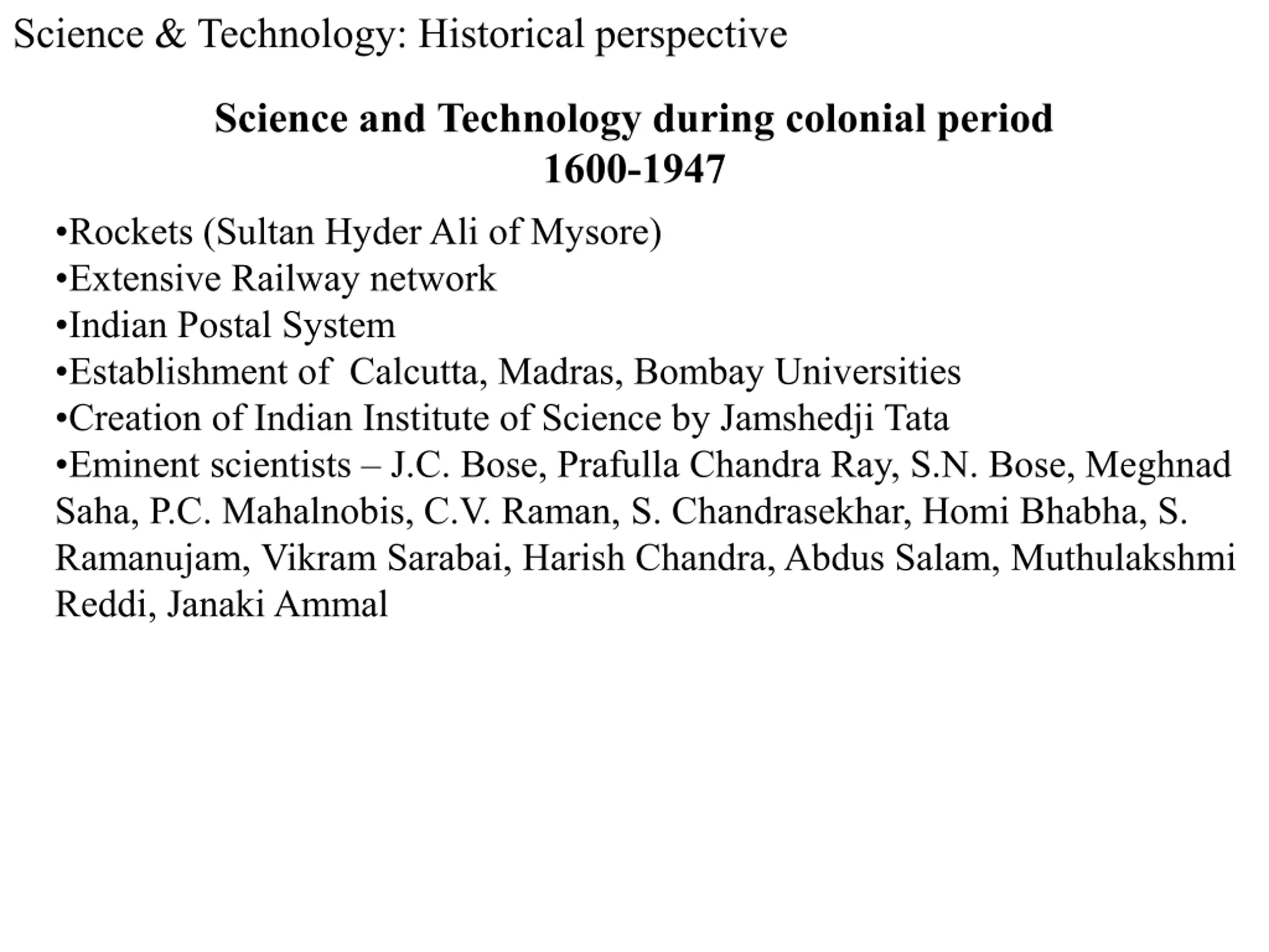 Scidense History of Science and Technology in India PPT | SlideOrbit