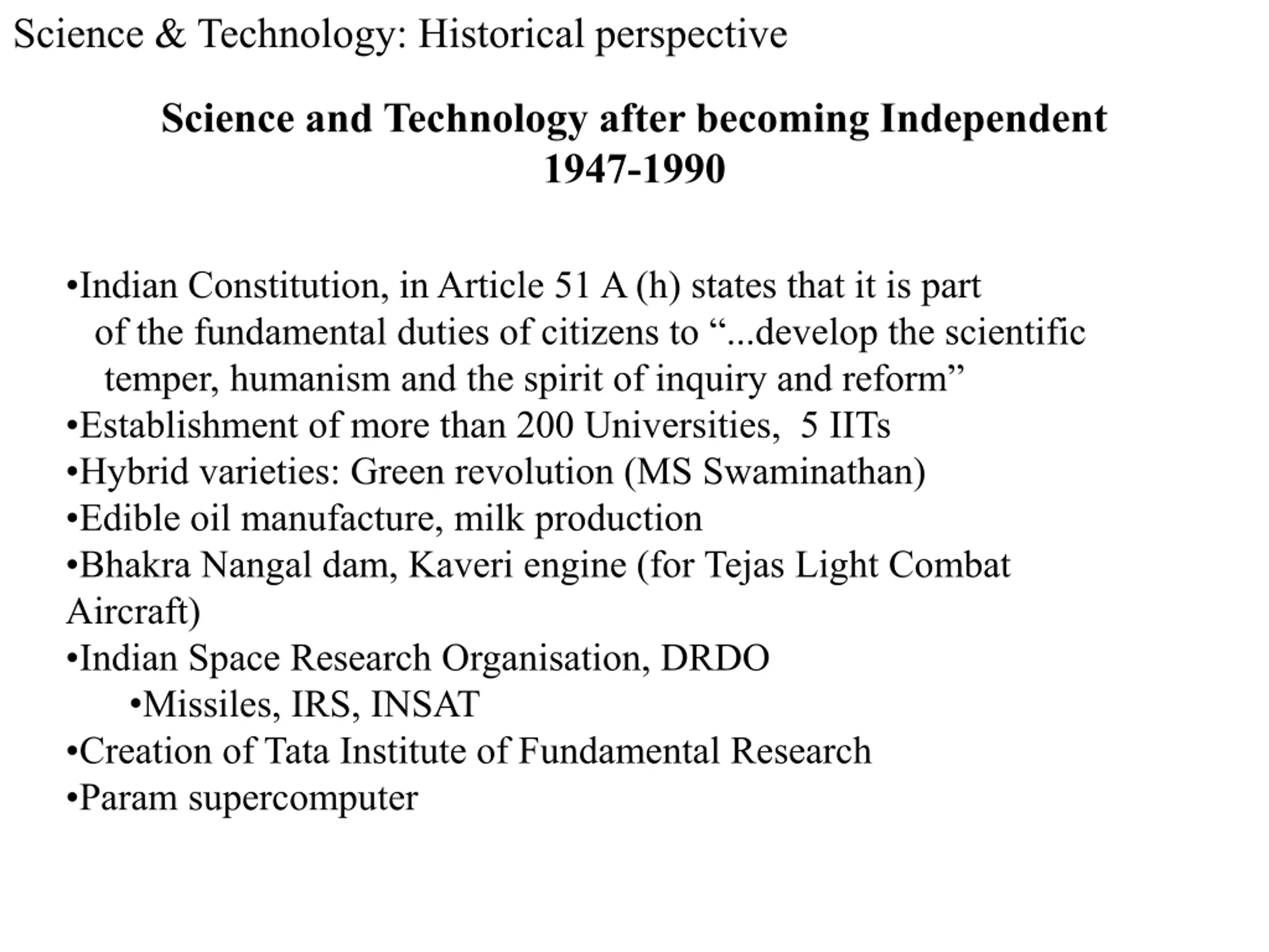Scidense History of Science and Technology in India PPT | SlideOrbit