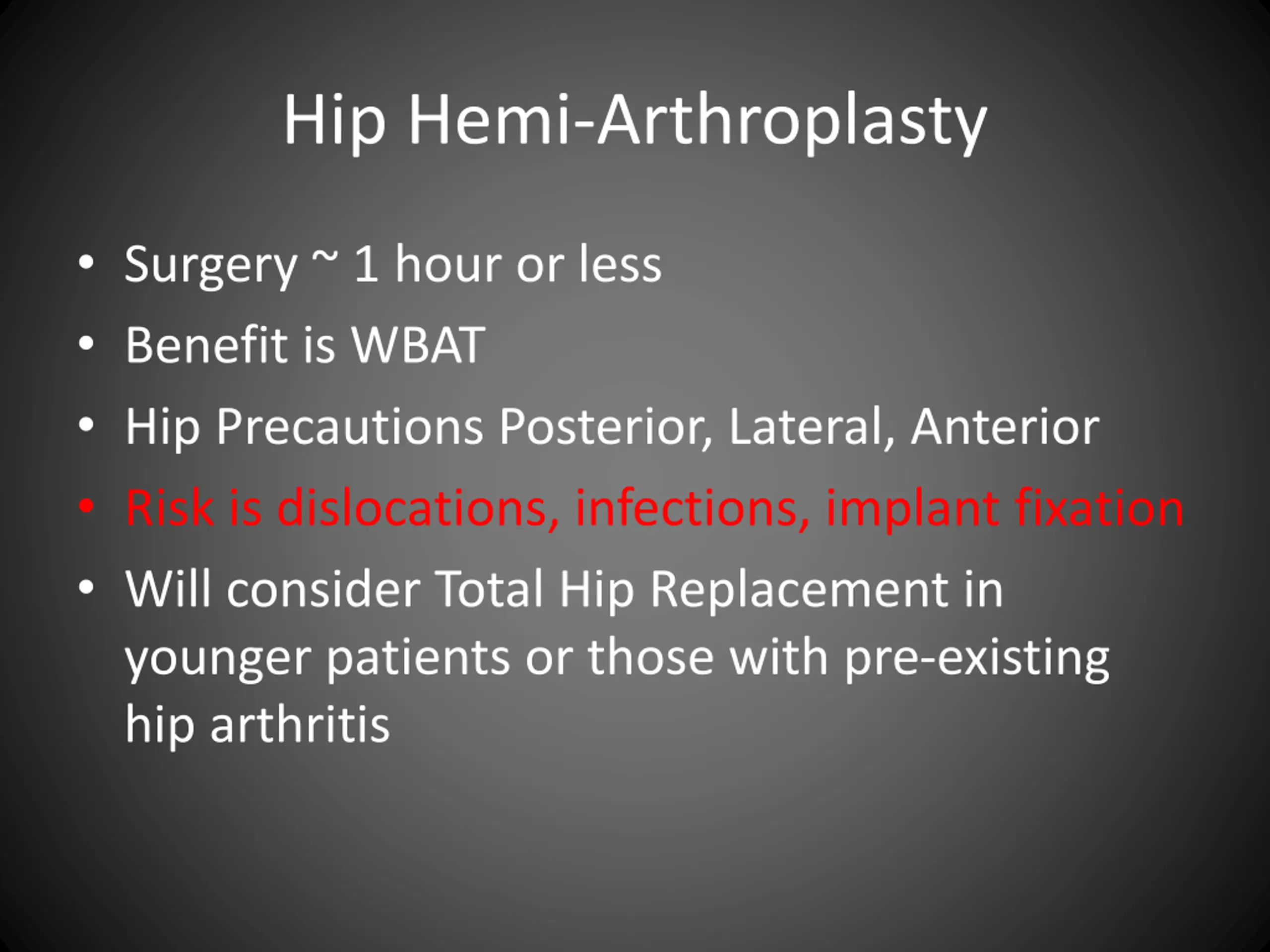 Hip Fractures: Acute and Long-term PT Goals PPT | SlideOrbit