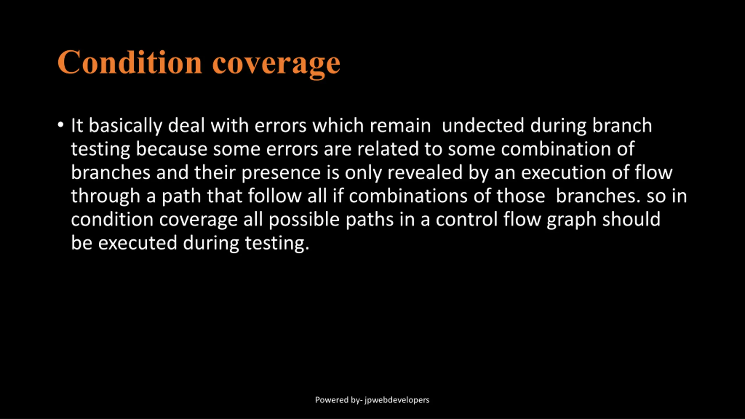 White Box Testing PPT | SlideOrbit