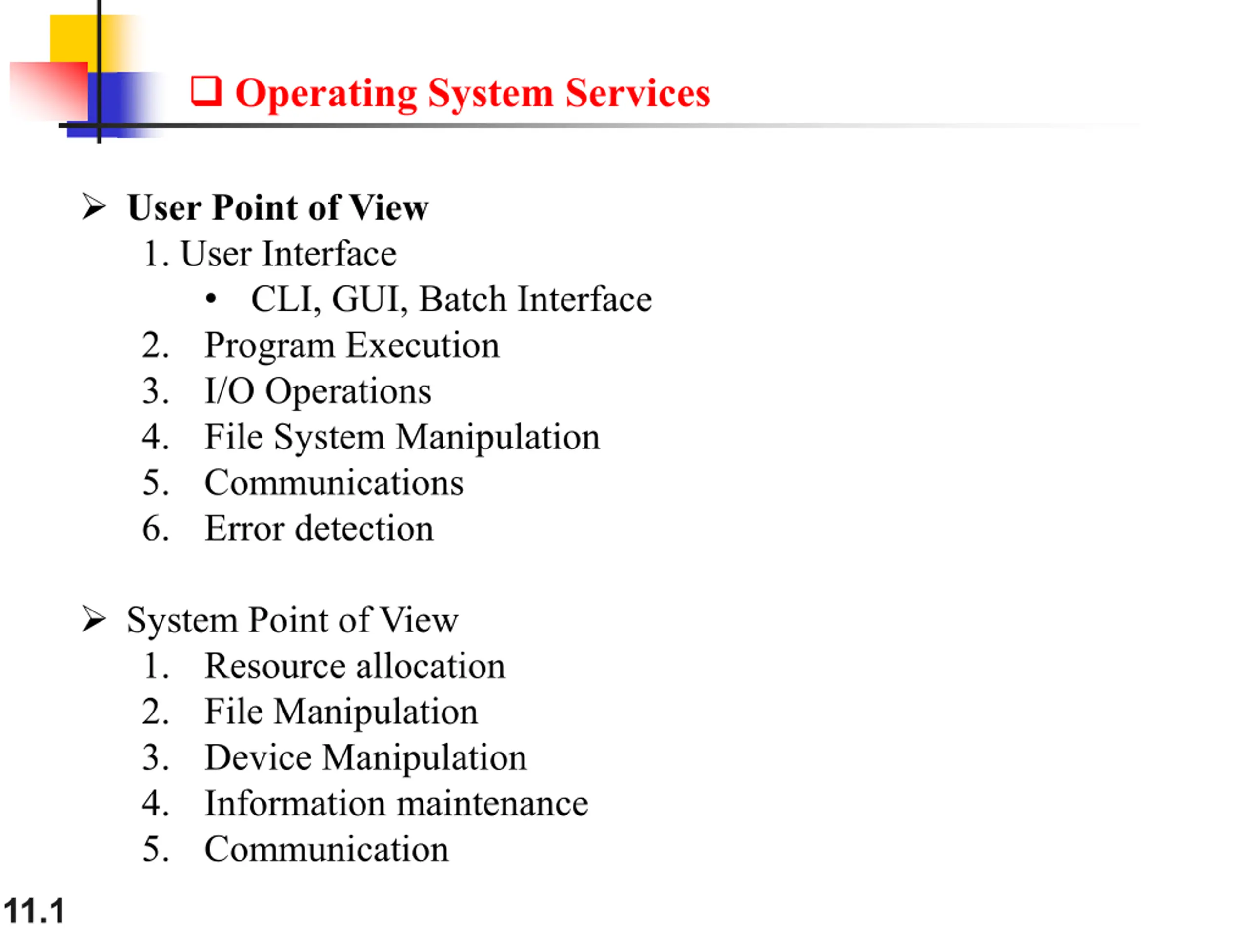 Operating System Services PPT | SlideOrbit