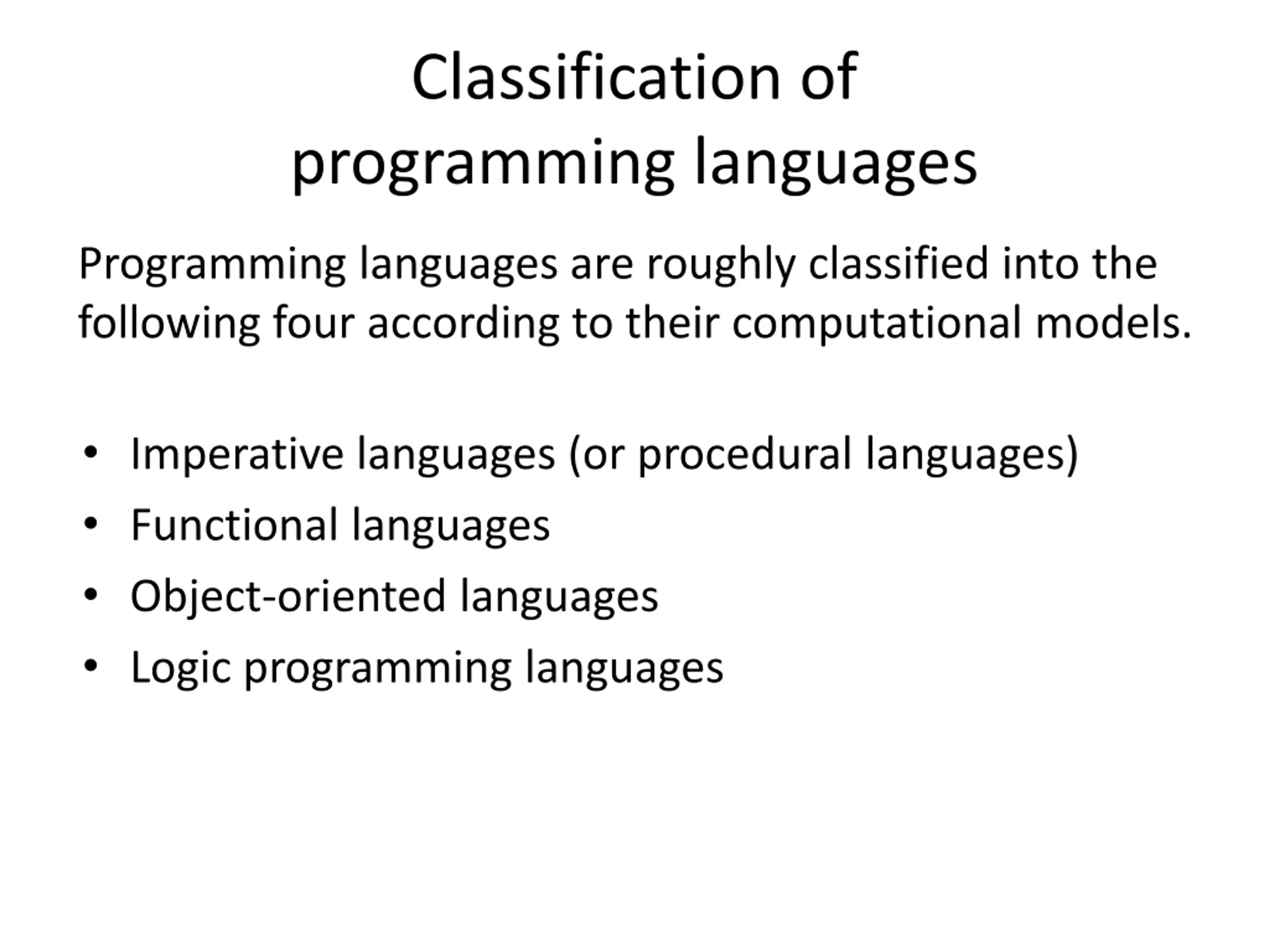 Foundations for Programming Languages PPT | SlideOrbit