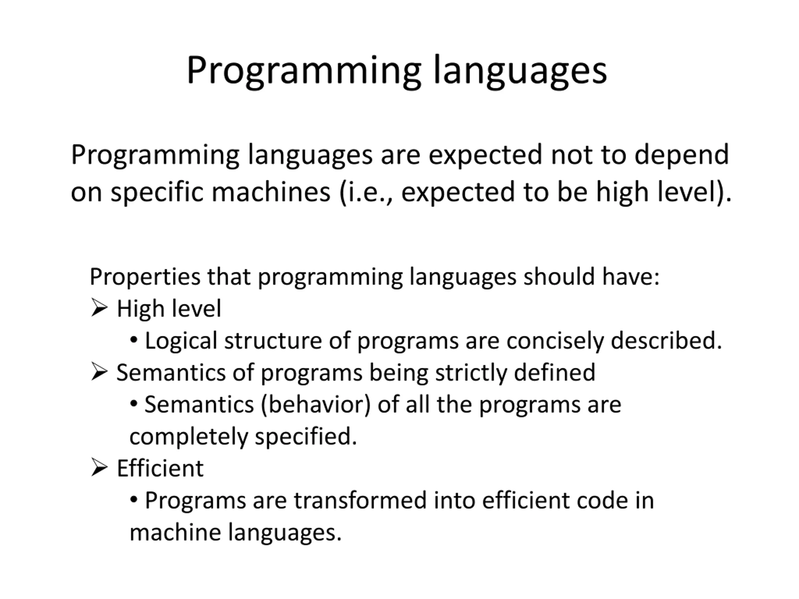 Foundations for Programming Languages PPT | SlideOrbit